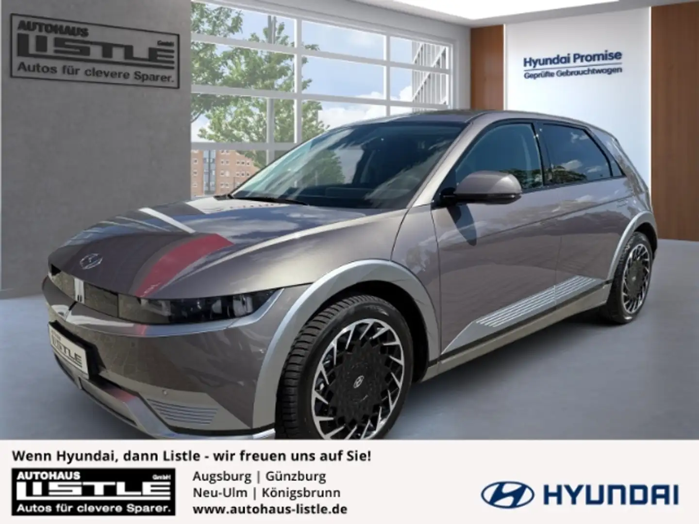 Hyundai IONIQ 5 Techniq Elektro 72,6 +KLIMA+NAVI+RFK+PDC+SHZ+UVM+ Gris - 1