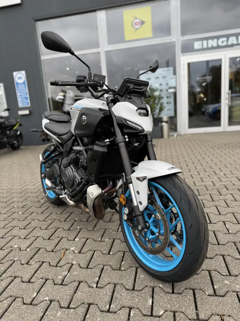 Yamaha MT-07 YAMT,35KW,NT,25mm Tiefer,Moto GP Auspuffabdeckung Grau - 1