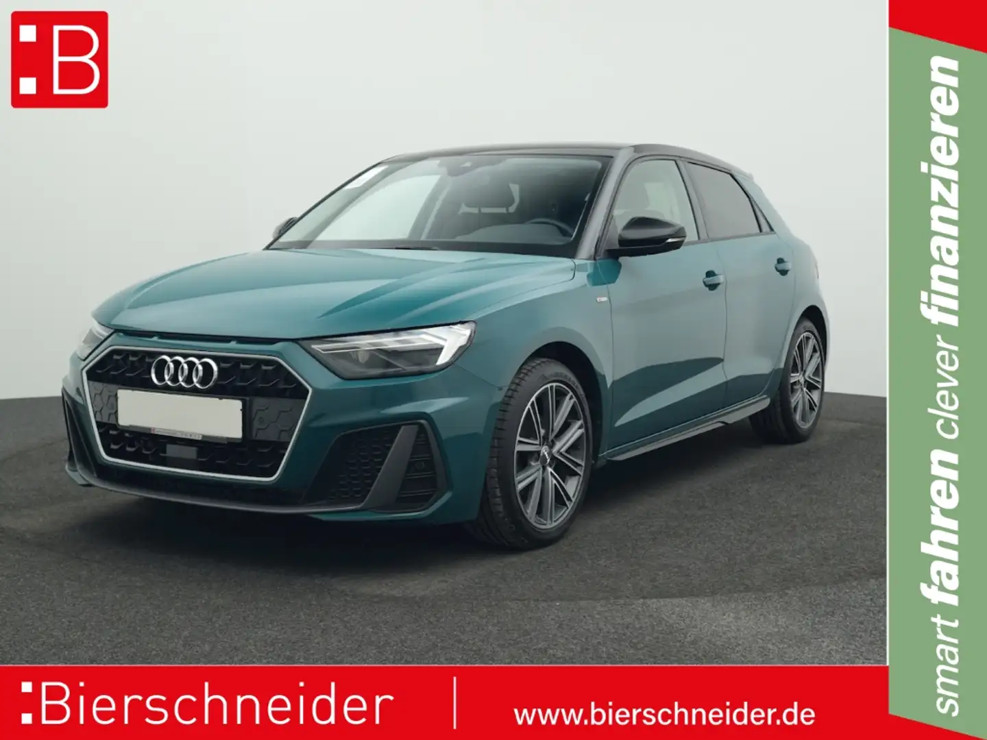 Audi A1 Sportback 35 TFSI S tronic s-line NAVI B&O ACC SHZ Grün - 1