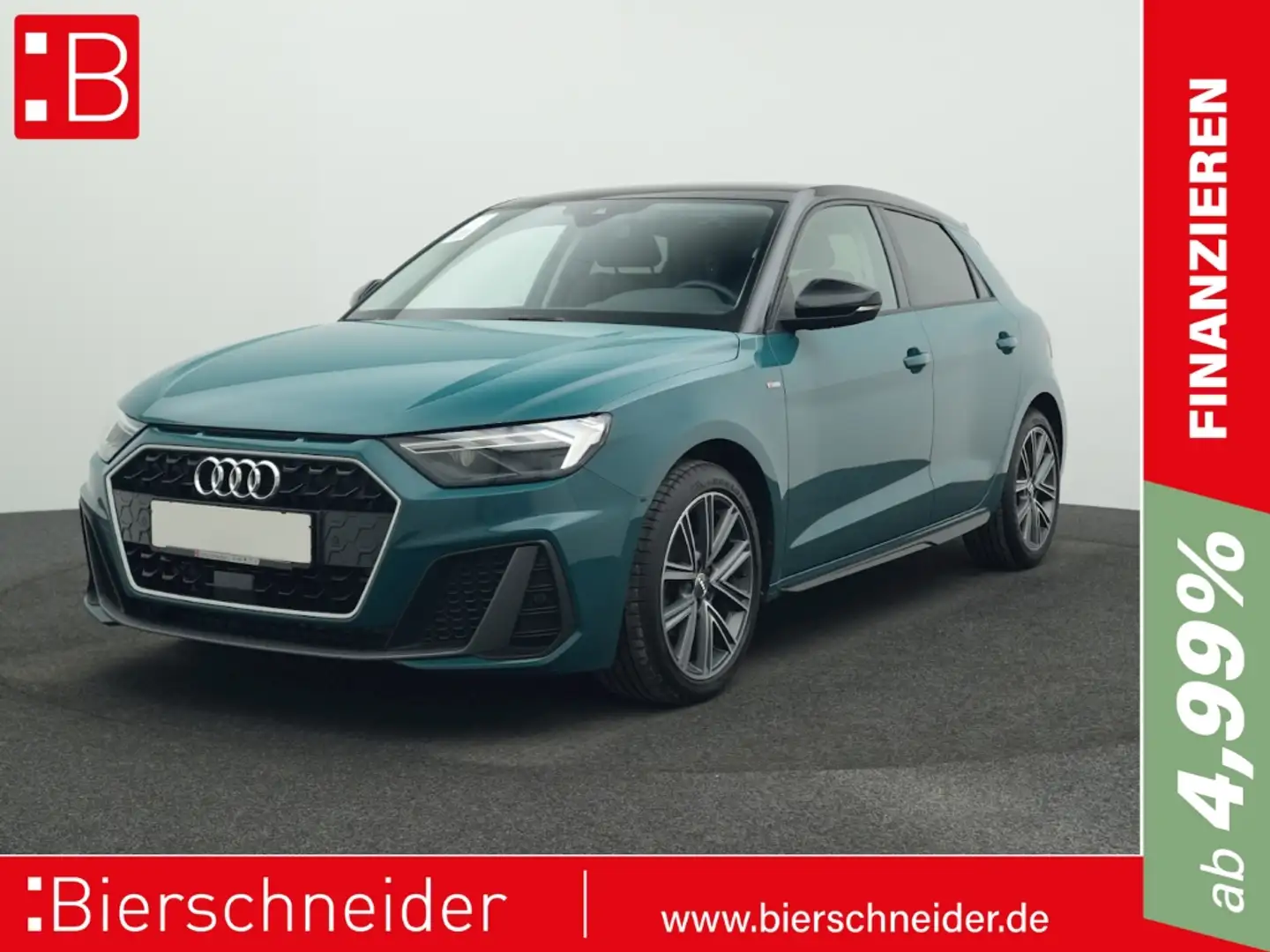 Audi A1 Sportback 35 TFSI S tronic s-line NAVI B&O ACC SHZ Grün - 1