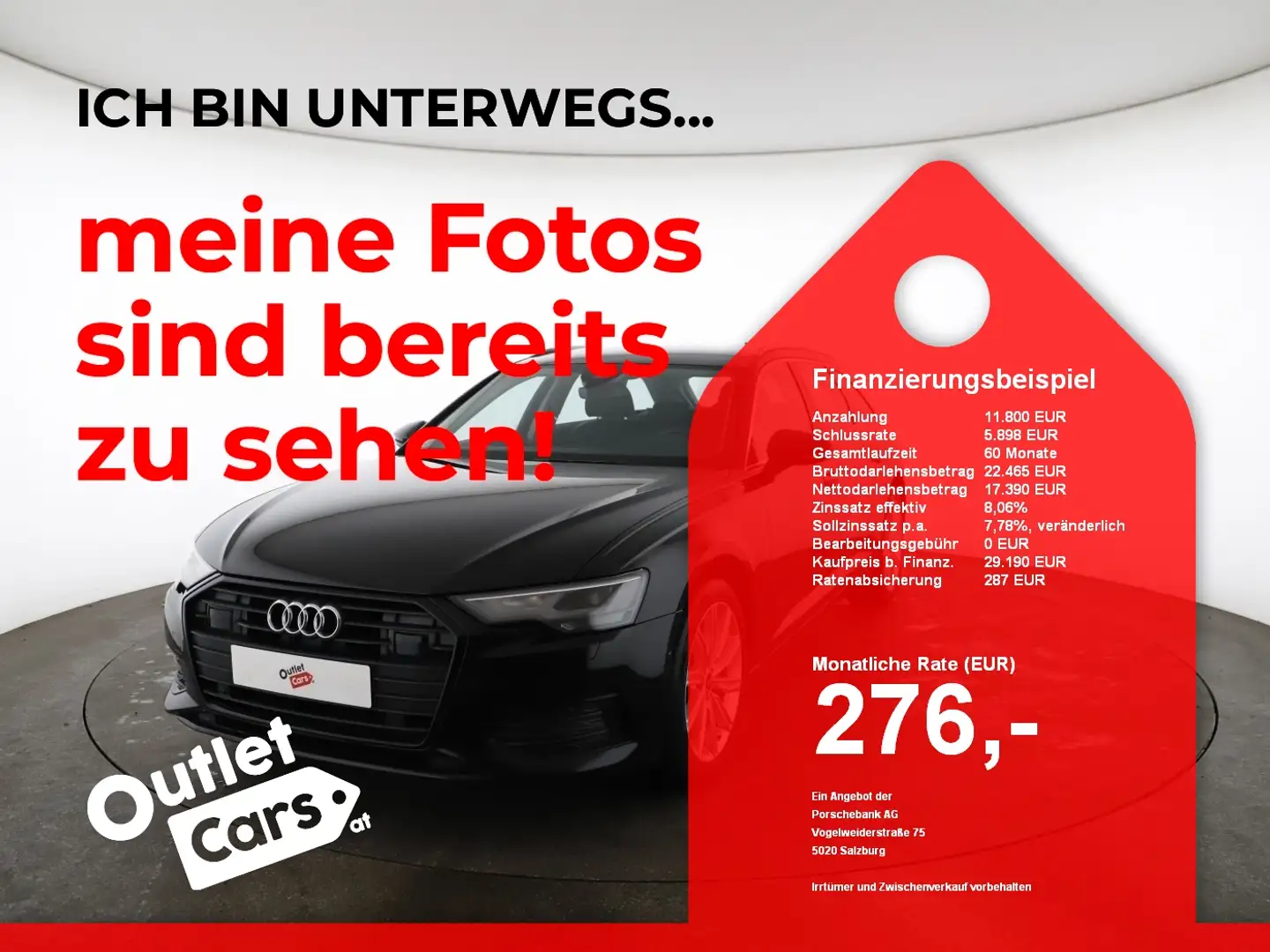 Audi A6 Avant 40 2.0 TDI design LENKRADHZG+AHK+LED+LM Schwarz - 1