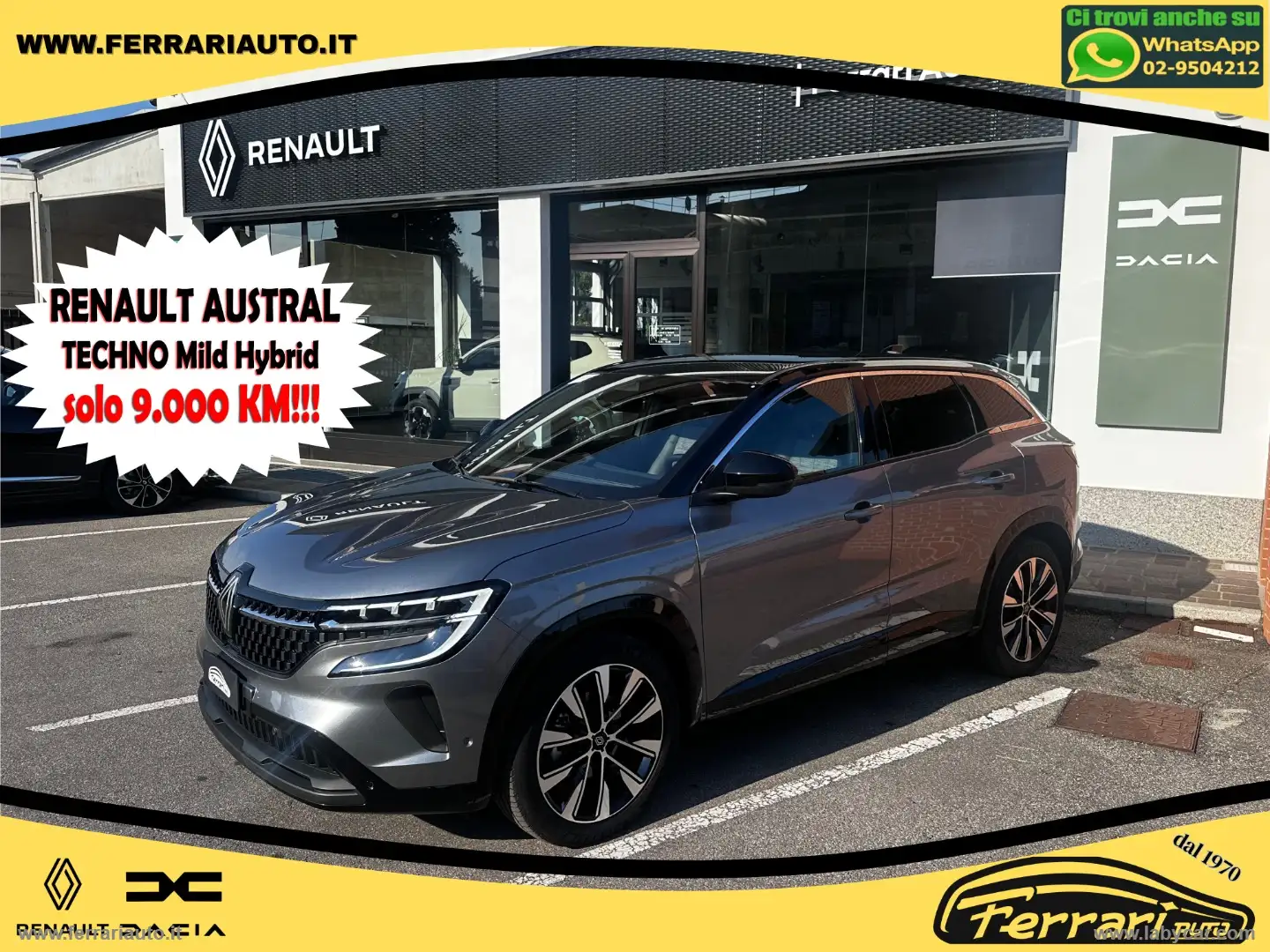 Renault Austral AUSTRAL Mild Hybrid 160 Auto Techno Gris - 1
