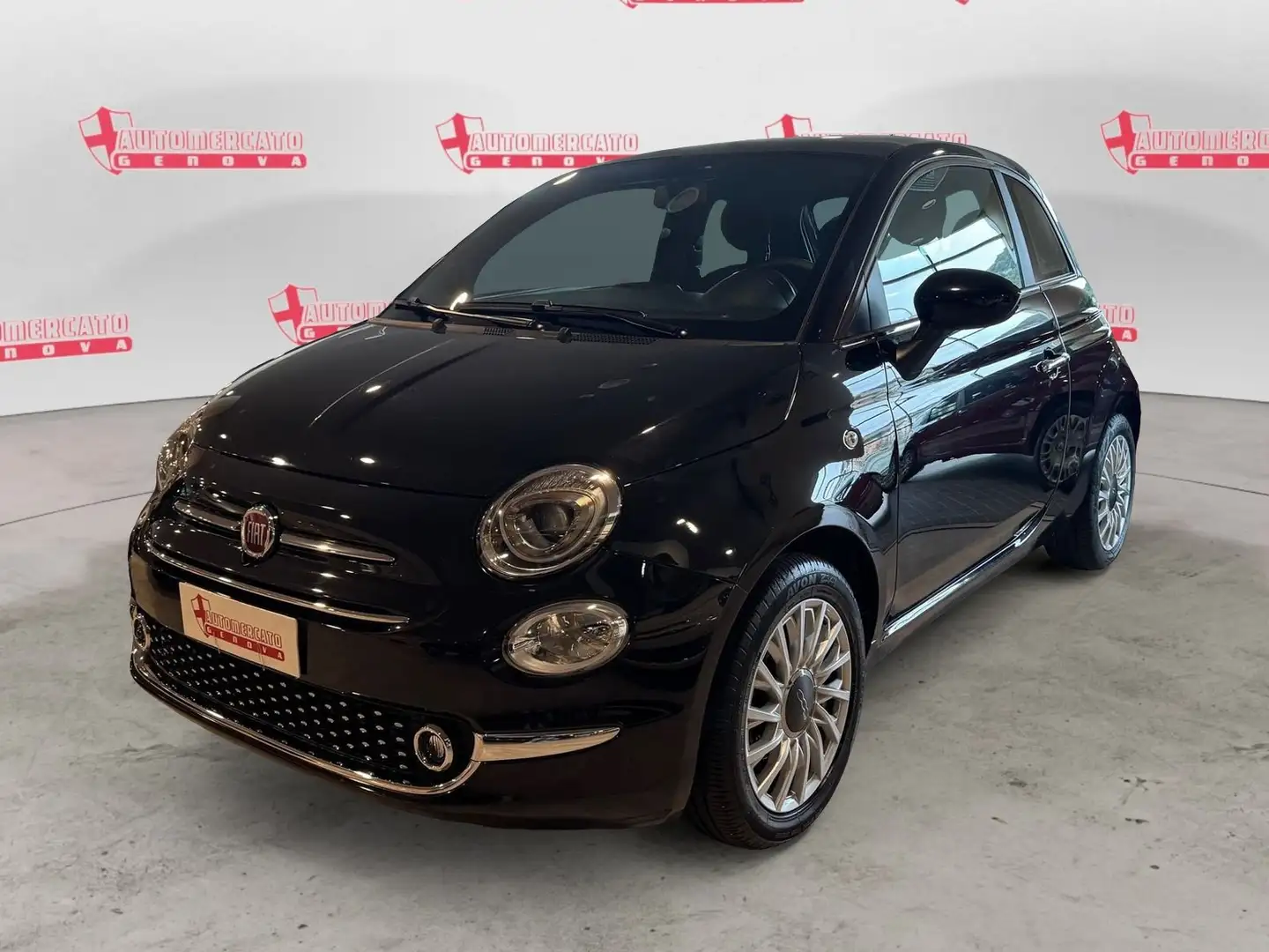 Fiat 500 500 1.0 Hybrid Dolcevita Schwarz - 1