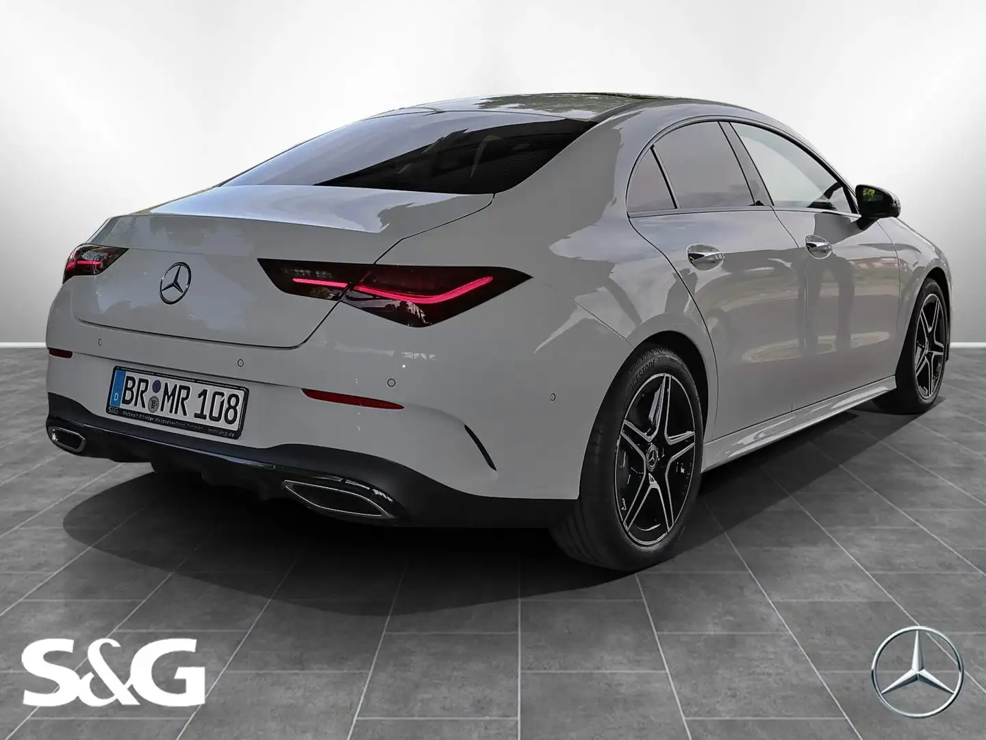 Mercedes-Benz CLA 200 Coupé AMG MBUX+360°+Pano+LED+Night+Distr Weiß - 2