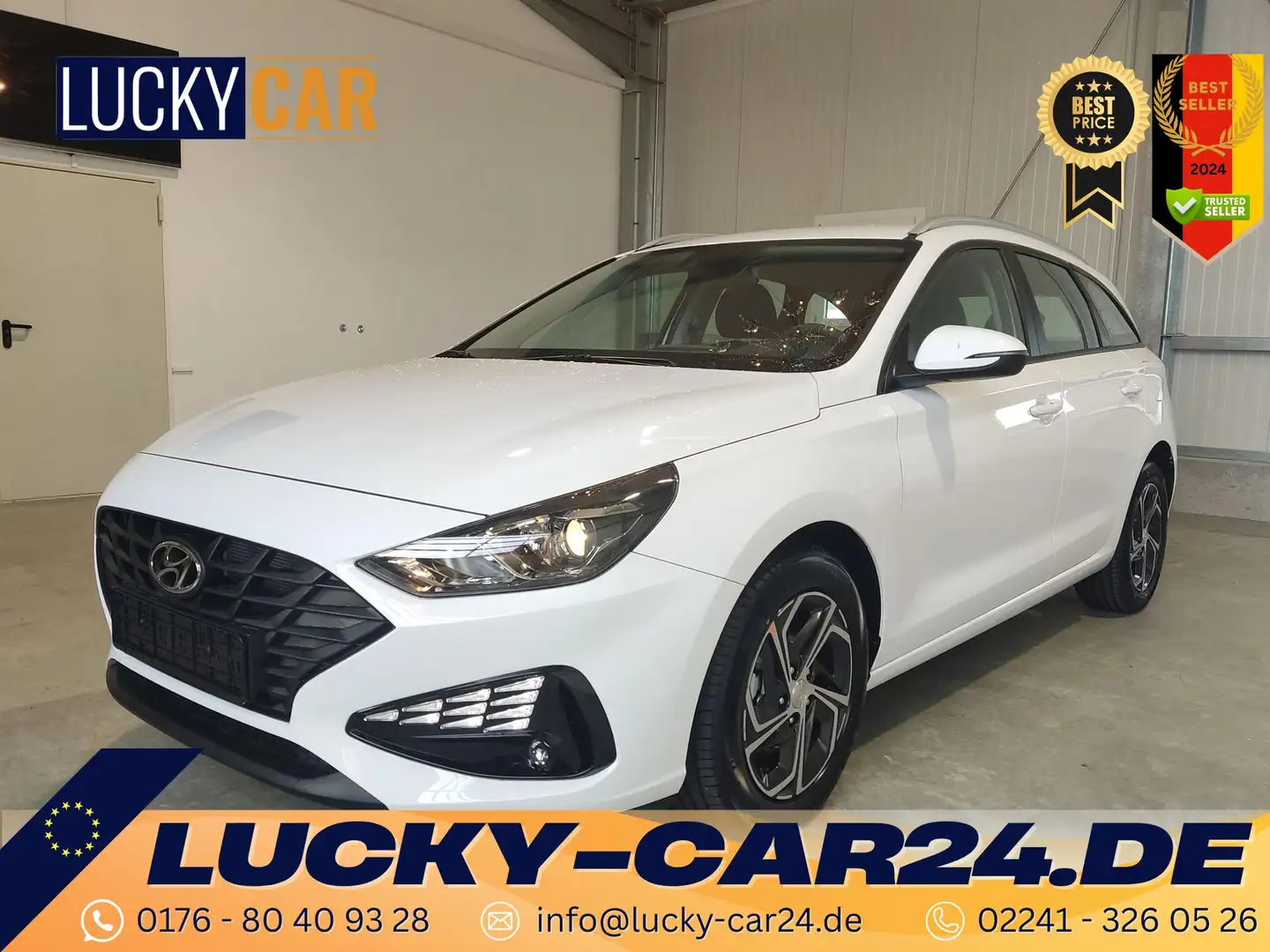 Hyundai i30 Kombi Comfort Plus Edition 1.0 Turbo-GDI DCT 12... Wit - 1