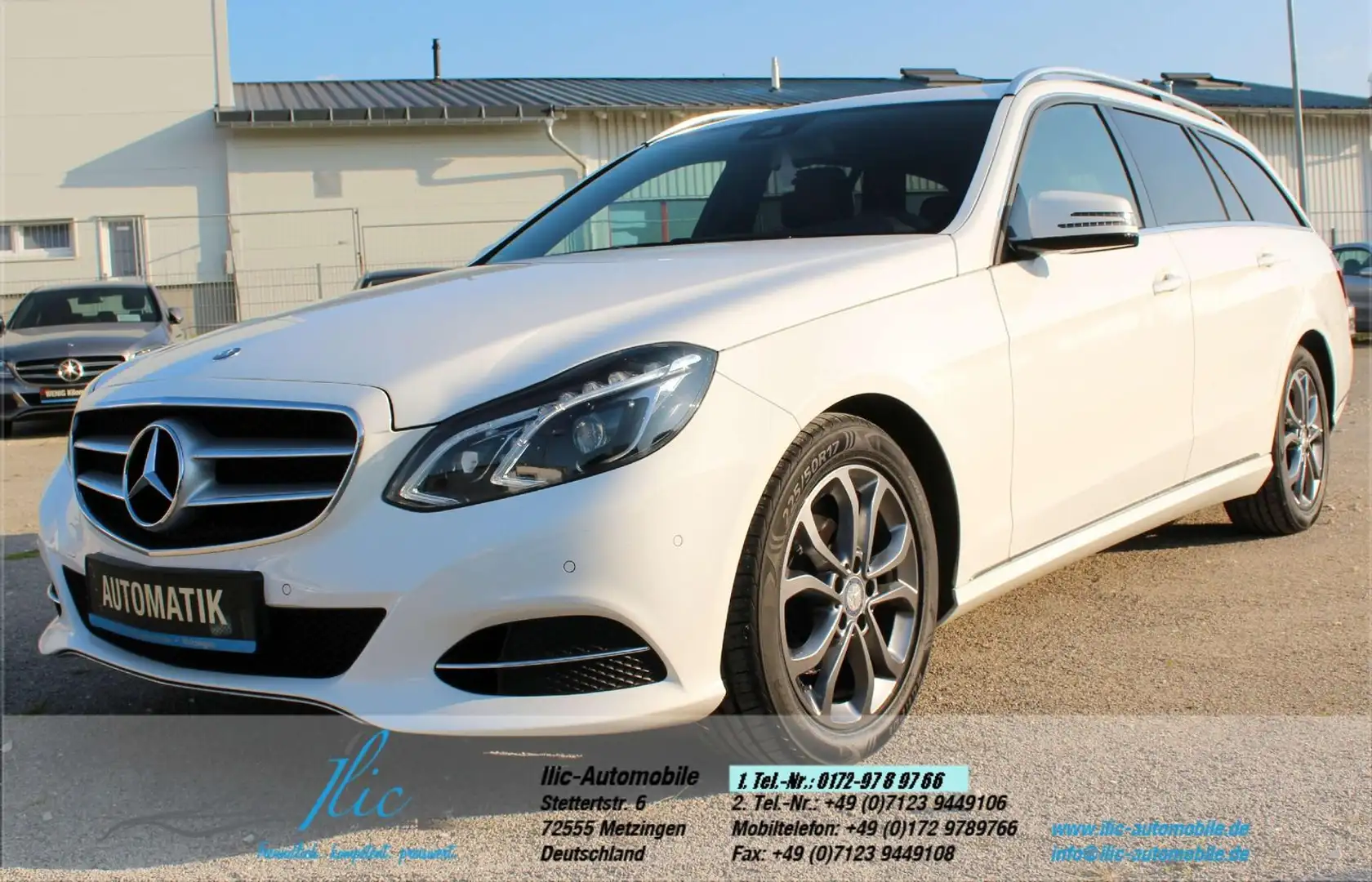 Mercedes-Benz E 200 E -Kl. T-Mod. E 200 CGI/Aut./Navi/PDC/LED/ Weiß - 1