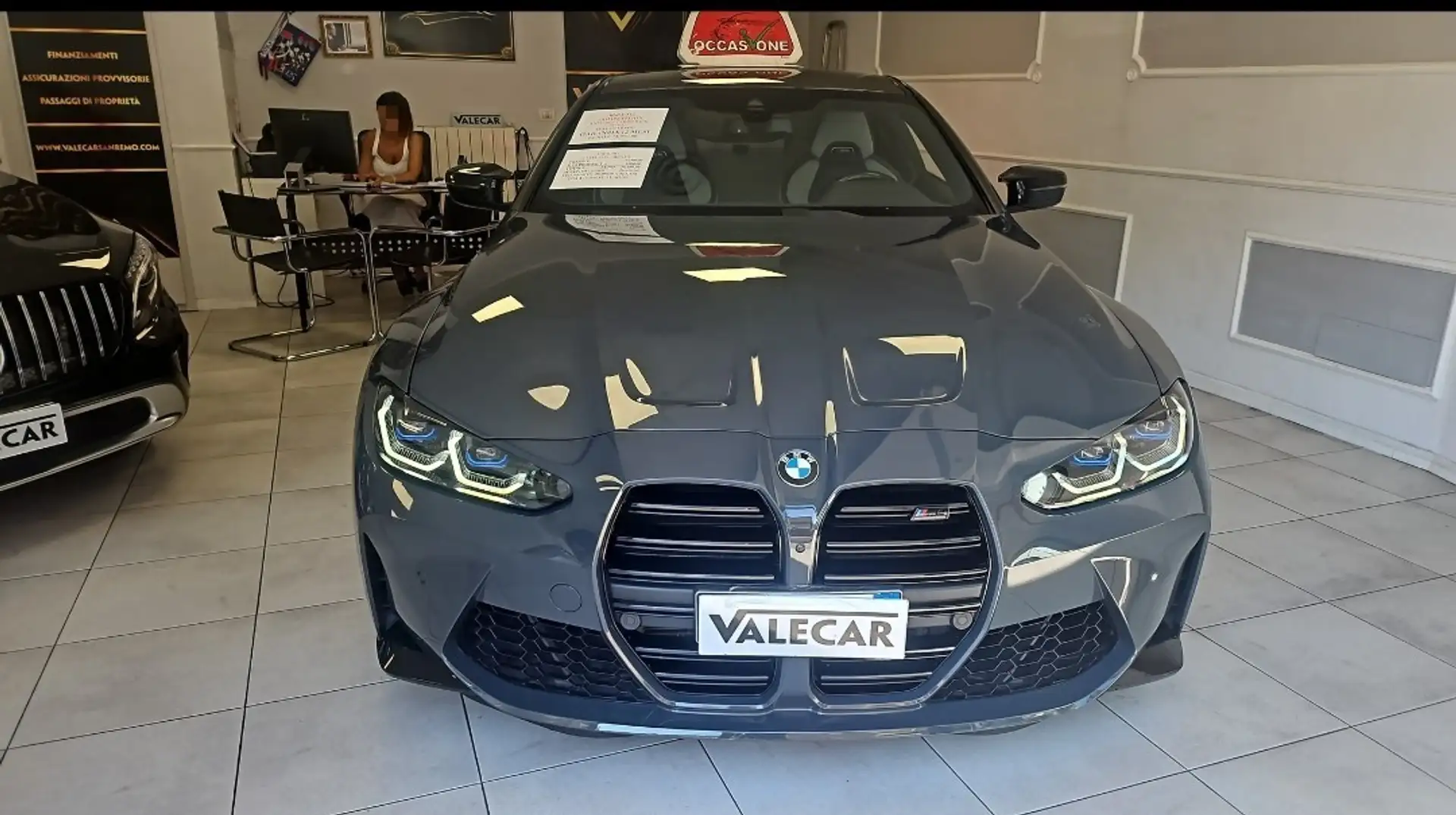 BMW M4 Coupe 3.0 Competition auto Grigio - 1