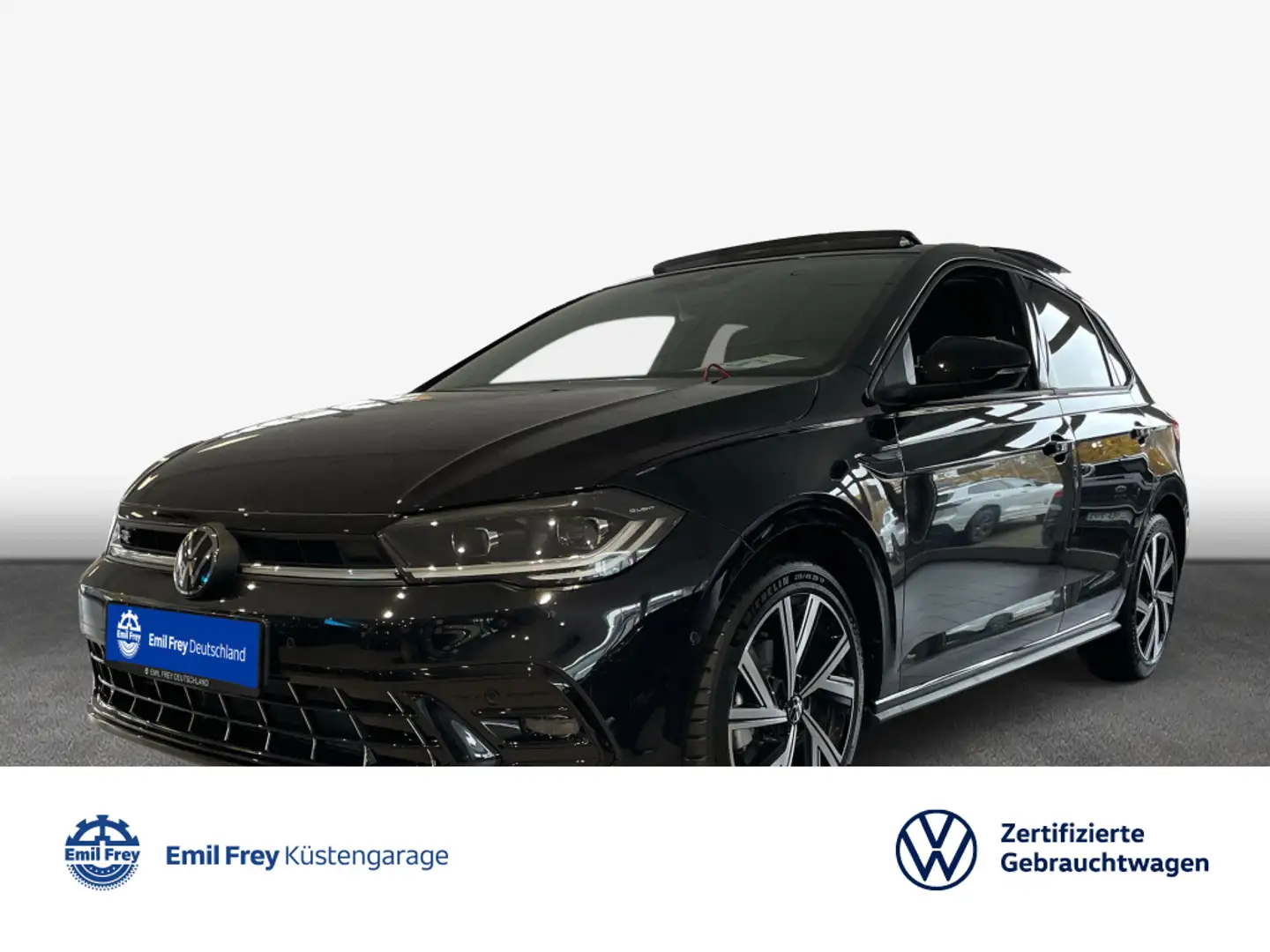 Volkswagen Polo R-Line 1,0 l TSI DSG Panodach Beats Kamera Schwarz - 1
