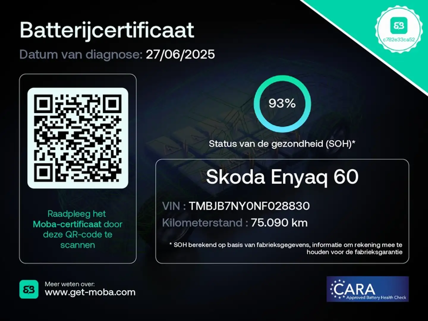 Skoda Enyaq iV 60 SPORT / SOH93% / 21" / LEDER Grijs - 2