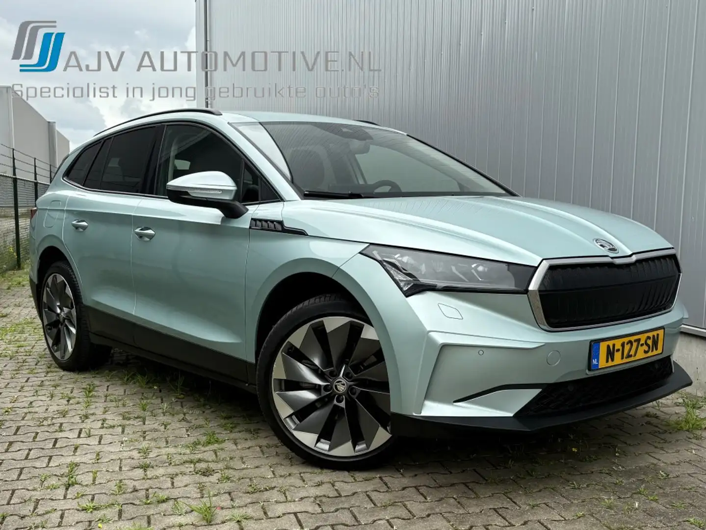 Skoda Enyaq iV 60 SPORT / SOH93% / 21" / LEDER Grijs - 1