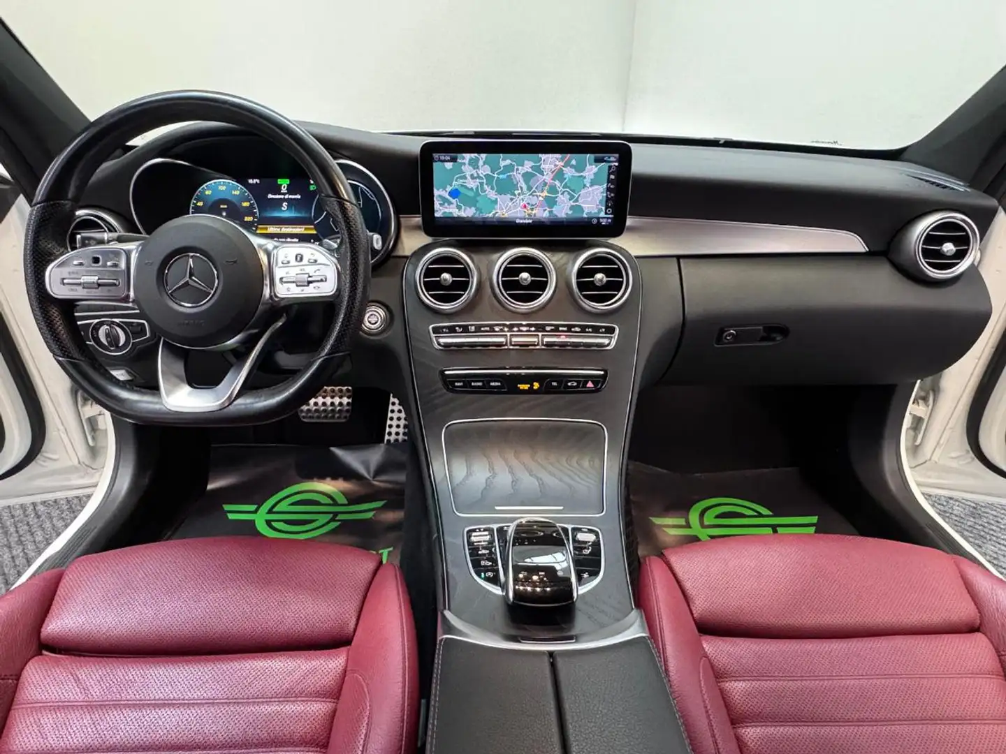 Mercedes-Benz C 200 Auto Coupé Premium Plus 360°|ACC|64|LIFT|SERVICE Bianco - 2