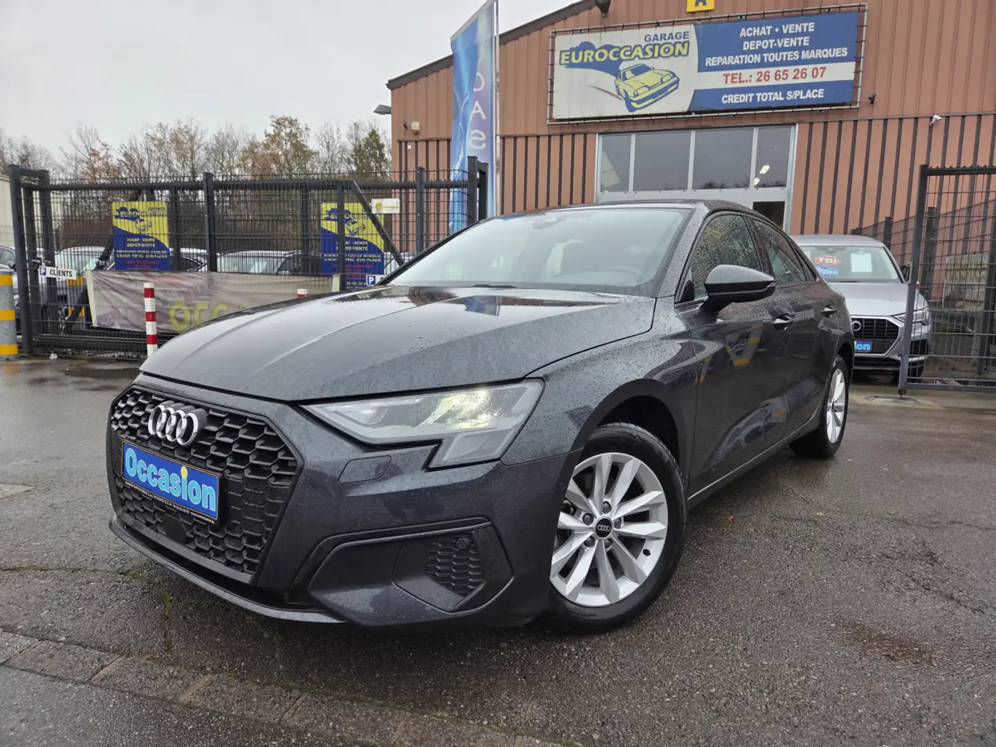 Audi A3 BERLINE TDI 150CV ATTRACTION Gris - 1