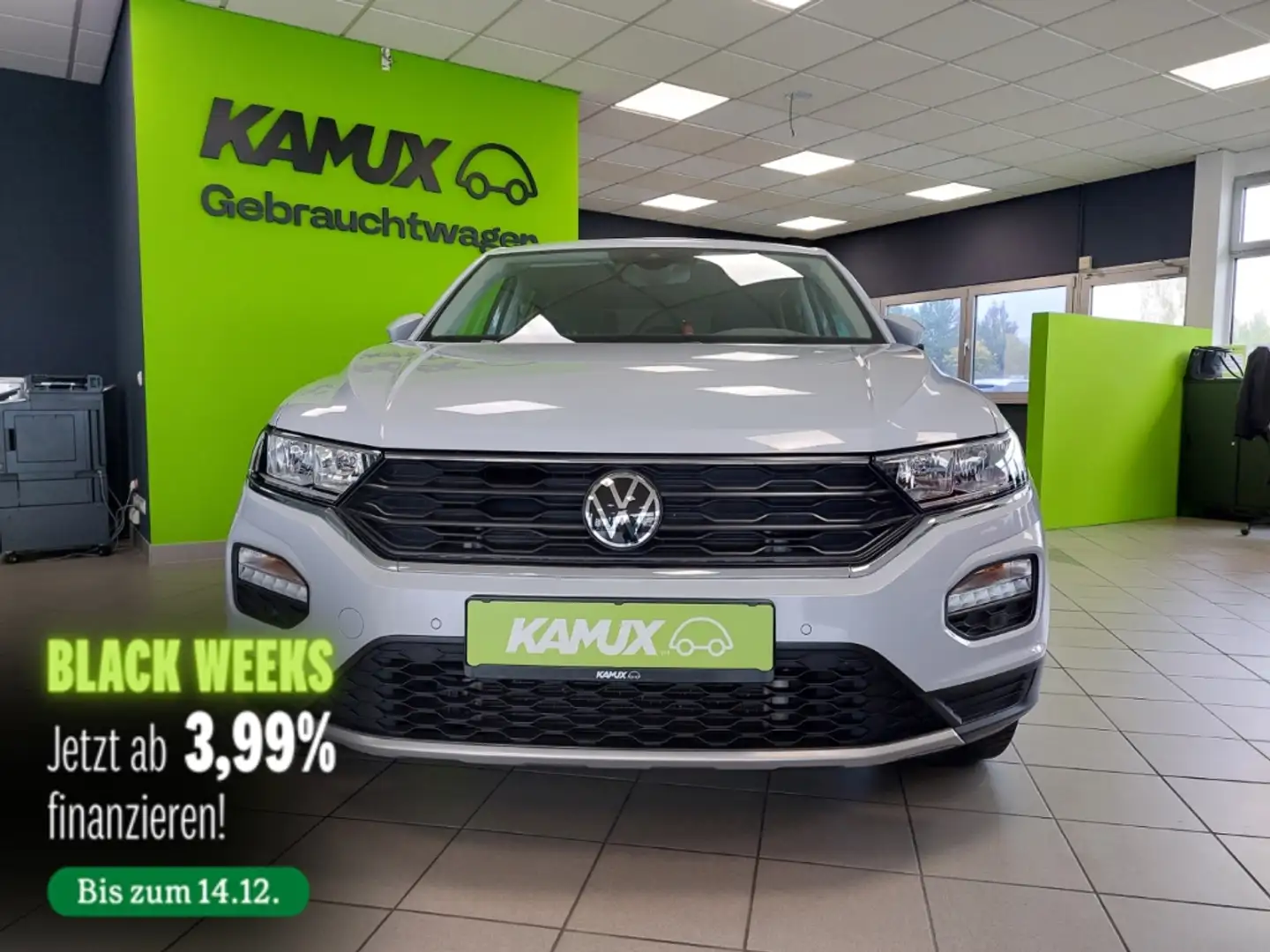 Volkswagen T-Roc 1.5TSI Active+NAVI+TEMPO+KAMERA+PDC+SHZ Wit - 1