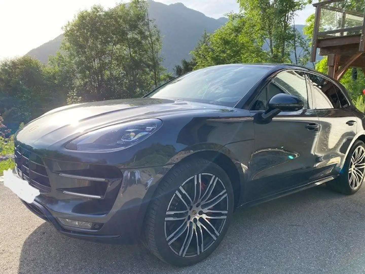 Porsche Macan Macan Turbo 3.6 V6 440 ch Pack Performance PDK Gris - 1