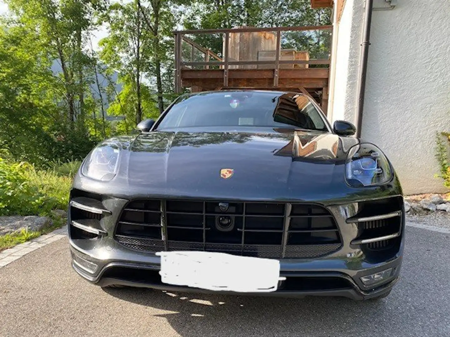 Porsche Macan Macan Turbo 3.6 V6 440 ch Pack Performance PDK Gris - 2