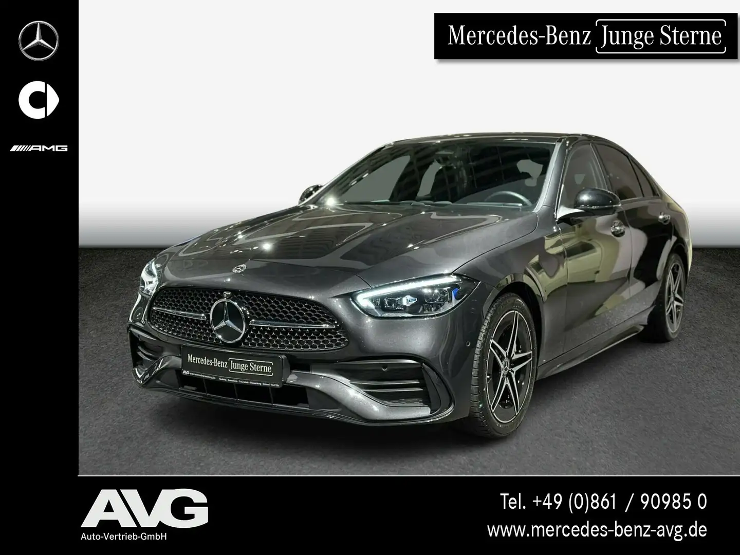 Mercedes-Benz C 220 C 220 d 4M AMG-Premium AHK Dig.Light 360° Night Grau - 1