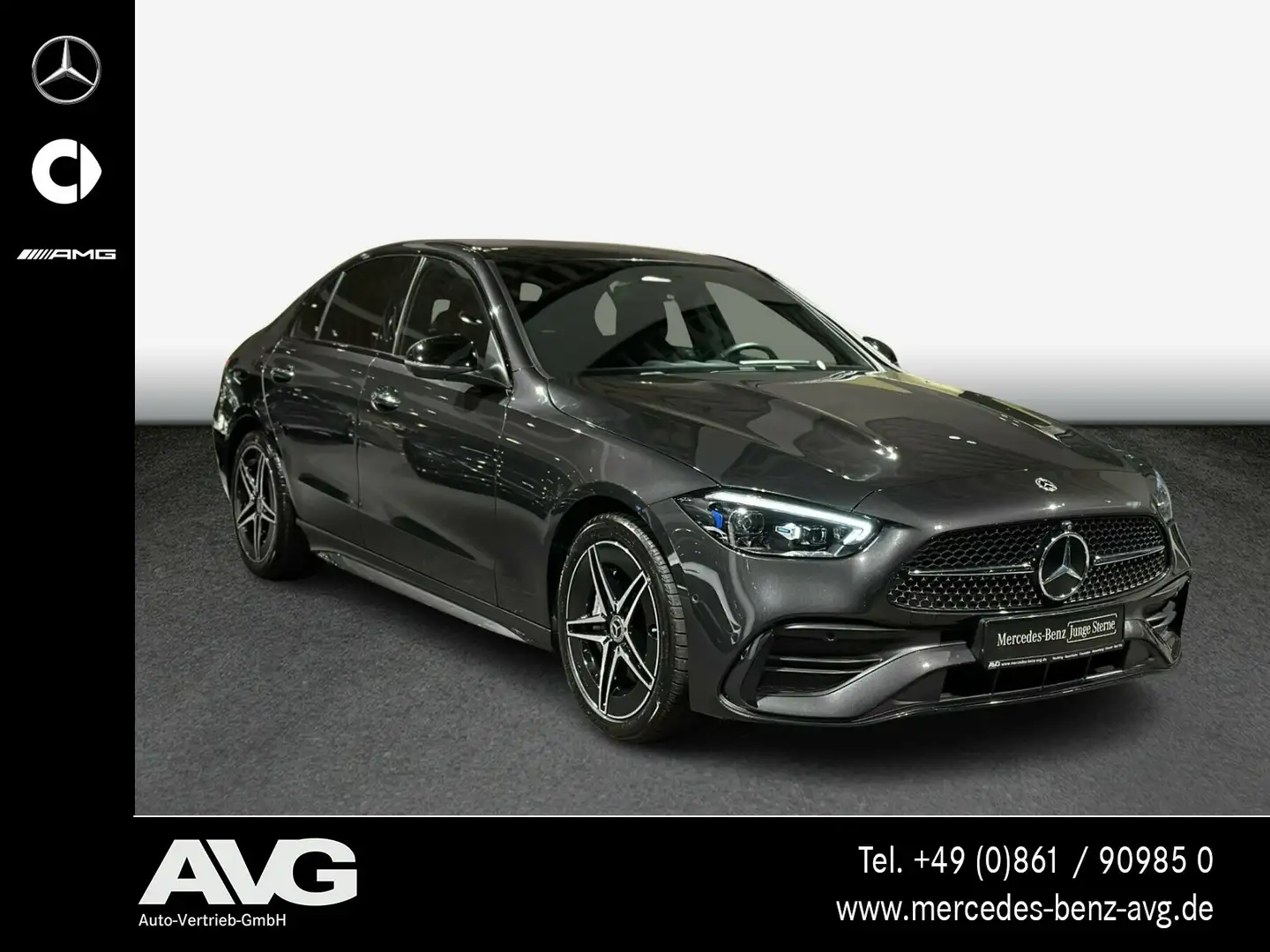 Mercedes-Benz C 220 C 220 d 4M AMG-Premium AHK Dig.Light 360° Night Grau - 2