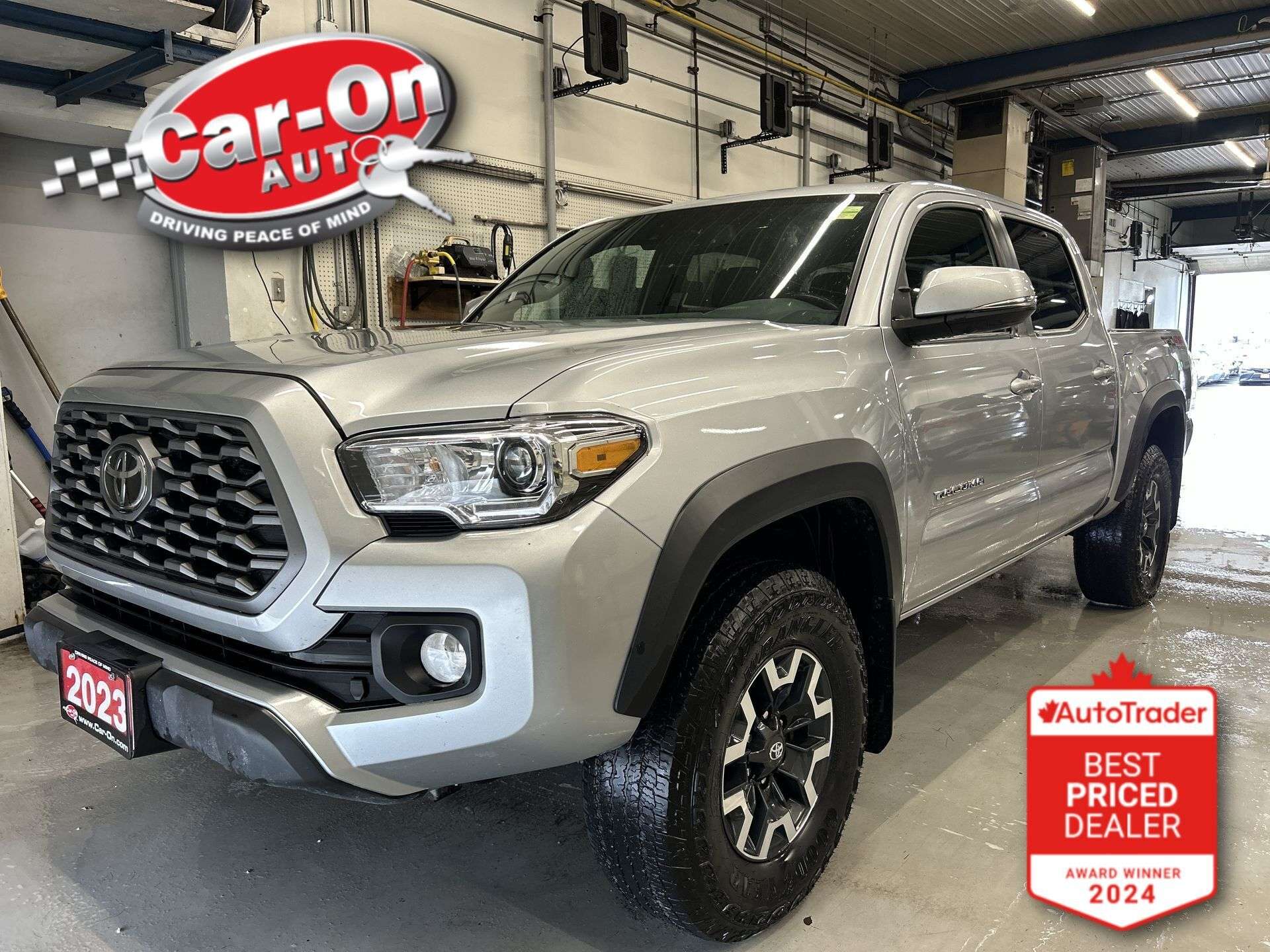 Gray 2023 Toyota Tacoma Pickup Truck Four-Wheel Drive Automatic