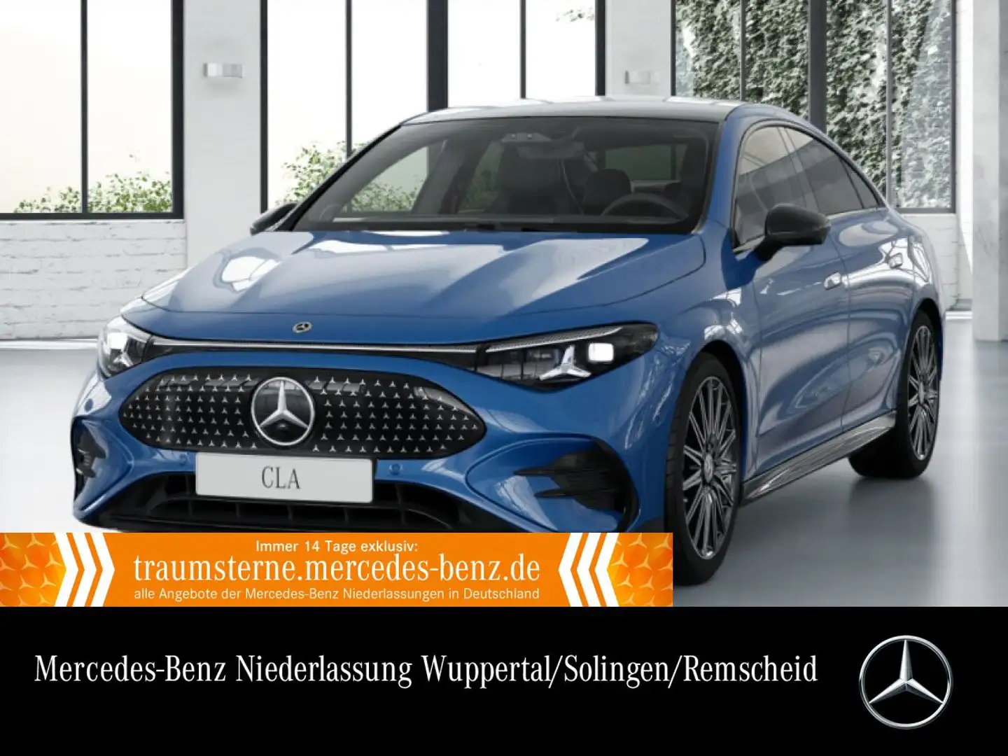 Mercedes-Benz CLA 250 Cp. AMG Pano Multibeam Burmester Distr. Blau - 1