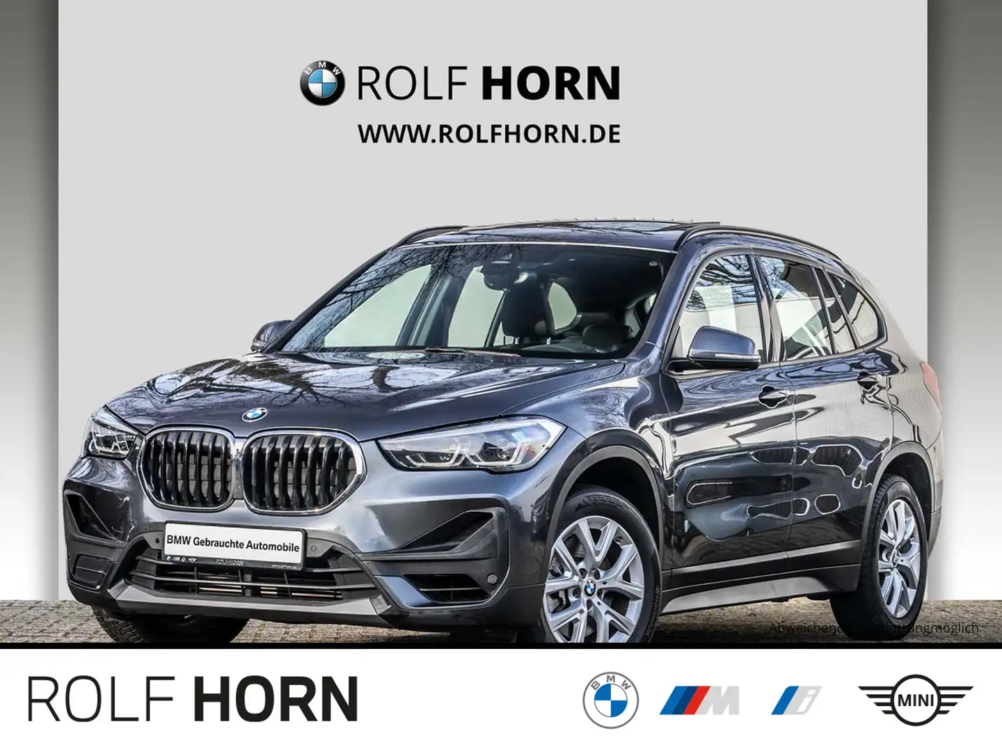 BMW X1 sDrive20i Advantage Pano PDC LED Navi Sitzhzg Gris - 1