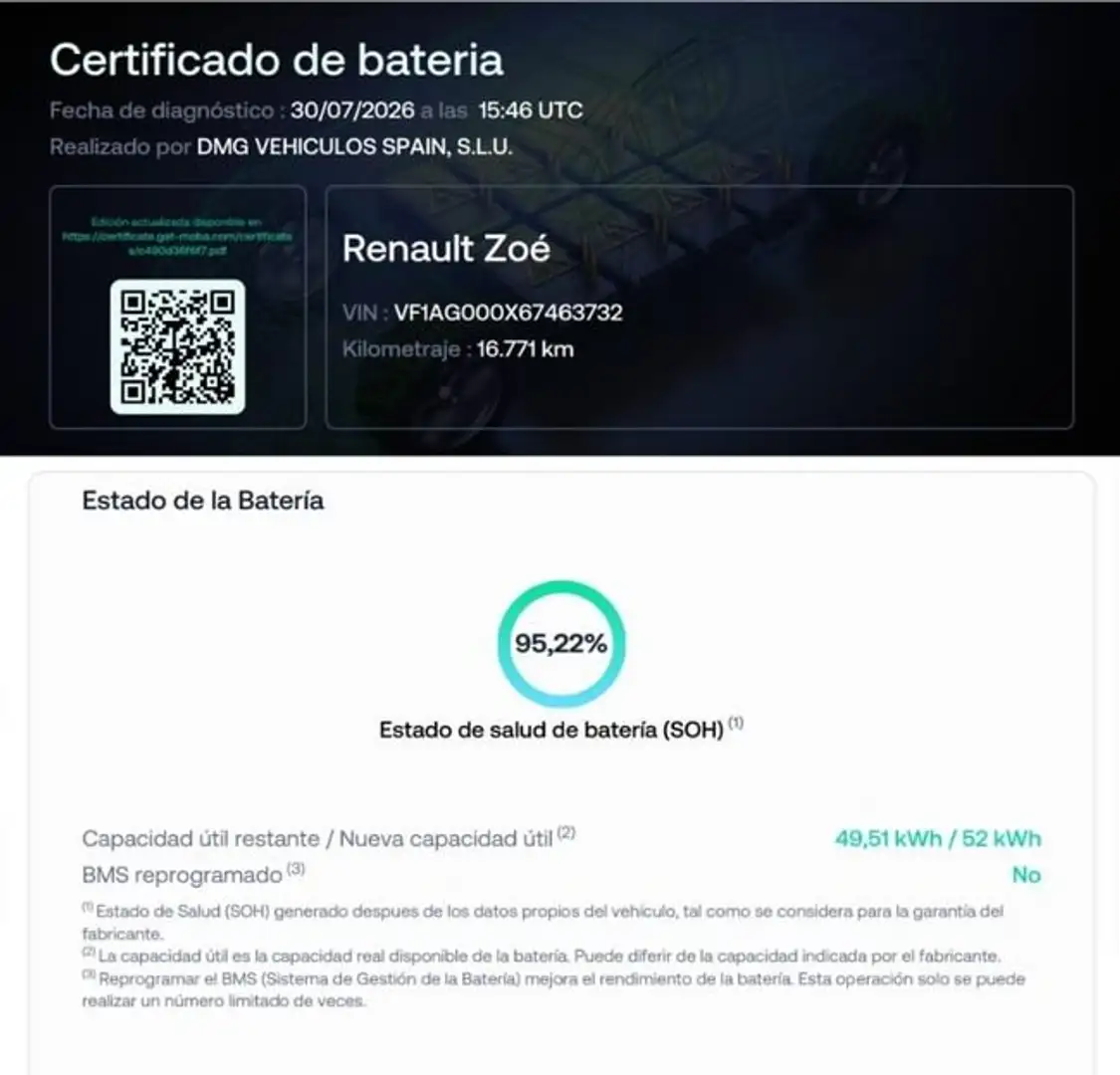 Renault ZOE Intens R135 Bateria 50kWh 135Cv Gris - 2
