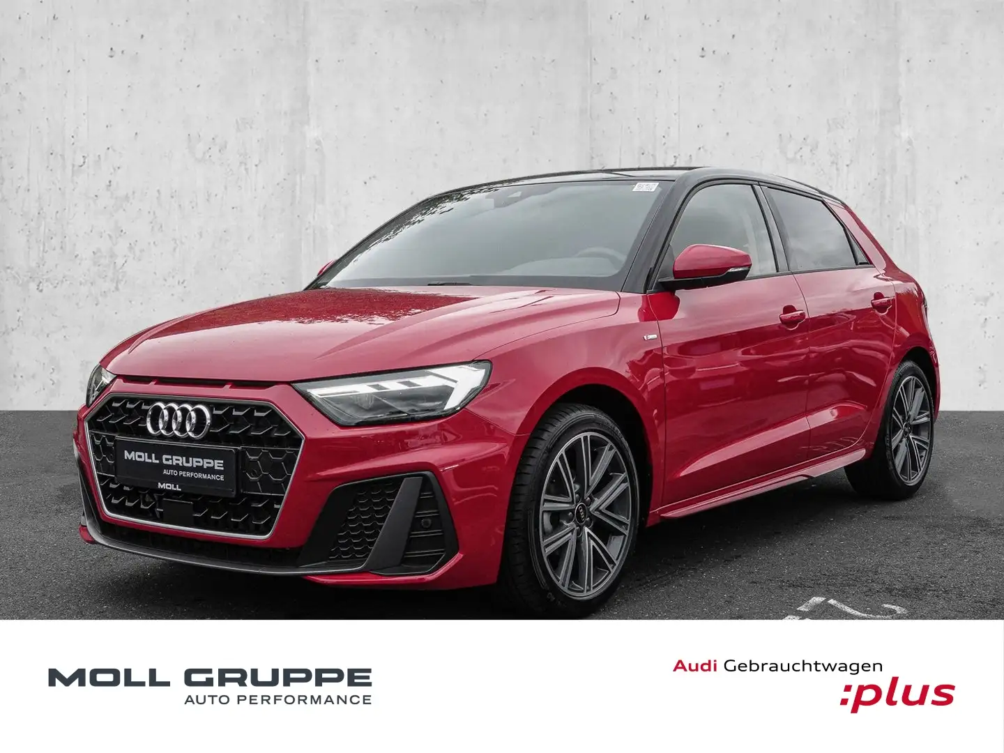 Audi A1 Sportback 25 TFSI S tronic Sline (Navi plus) Rot - 1