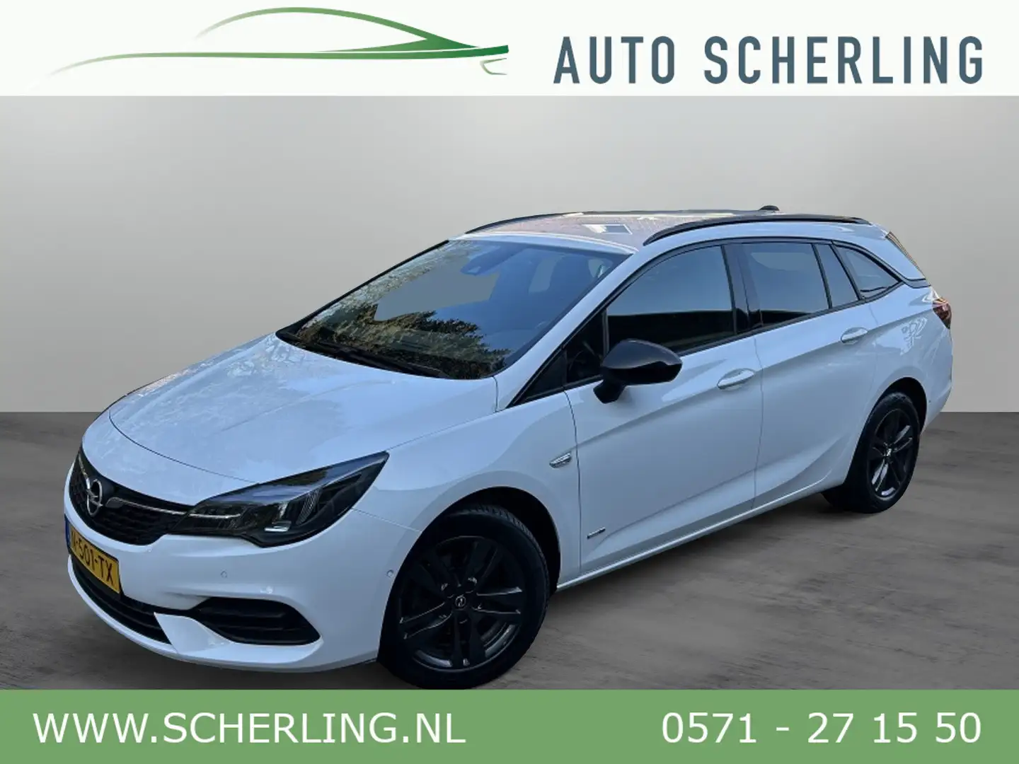 Opel Astra Sports Tourer 1.2 110pk Design & Tech Navi, Camera Weiß - 1