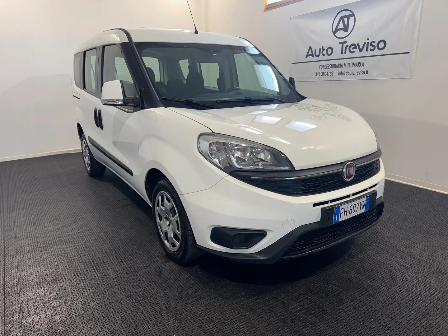 Fiat Doblo Doblò 1.6 MJT 16V 95CV Lounge AUTOVETTURA Bianco - 1