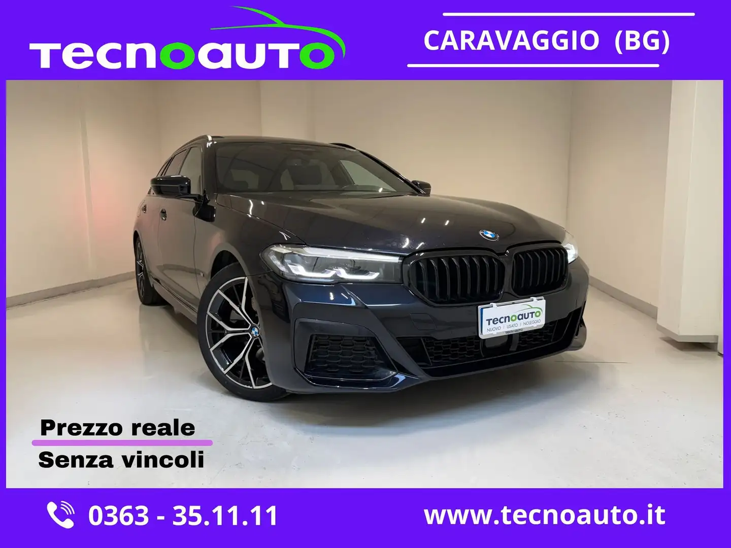 BMW 520 520d 48V xDrive Touring M-Sport Blu/Azzurro - 1