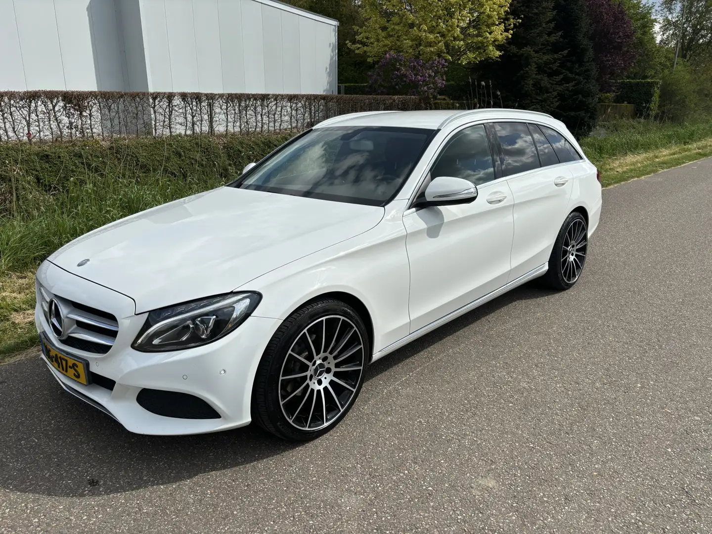 Mercedes-Benz C 180 Estate Prestige / NAVI / STOELVERWARMING / CRUISE Wit - 2