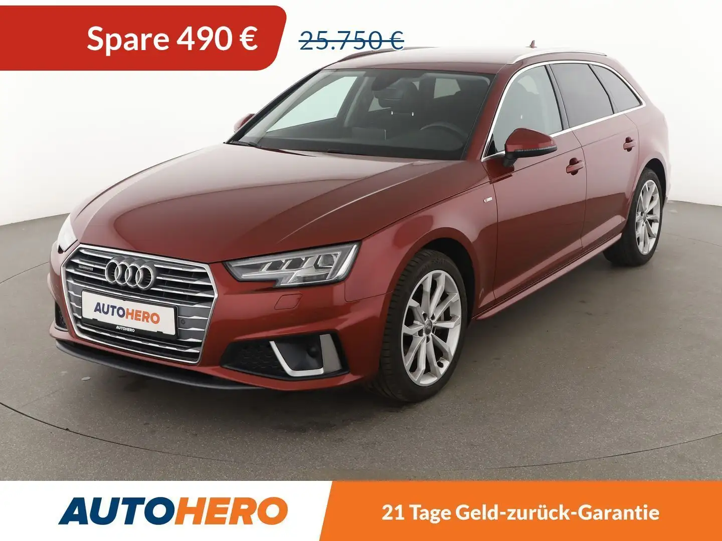 Audi A4 40 TDI quattro Design Aut.*MATRIX*ACC*NAVI*CAM* Rot - 1