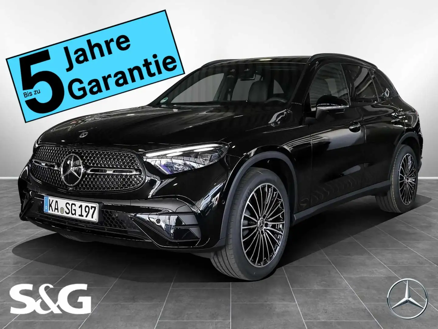 Mercedes-Benz GLC 300 d 4M AMG MBUX+DIG-LED+360°+AHK+Pano+20" Schwarz - 1
