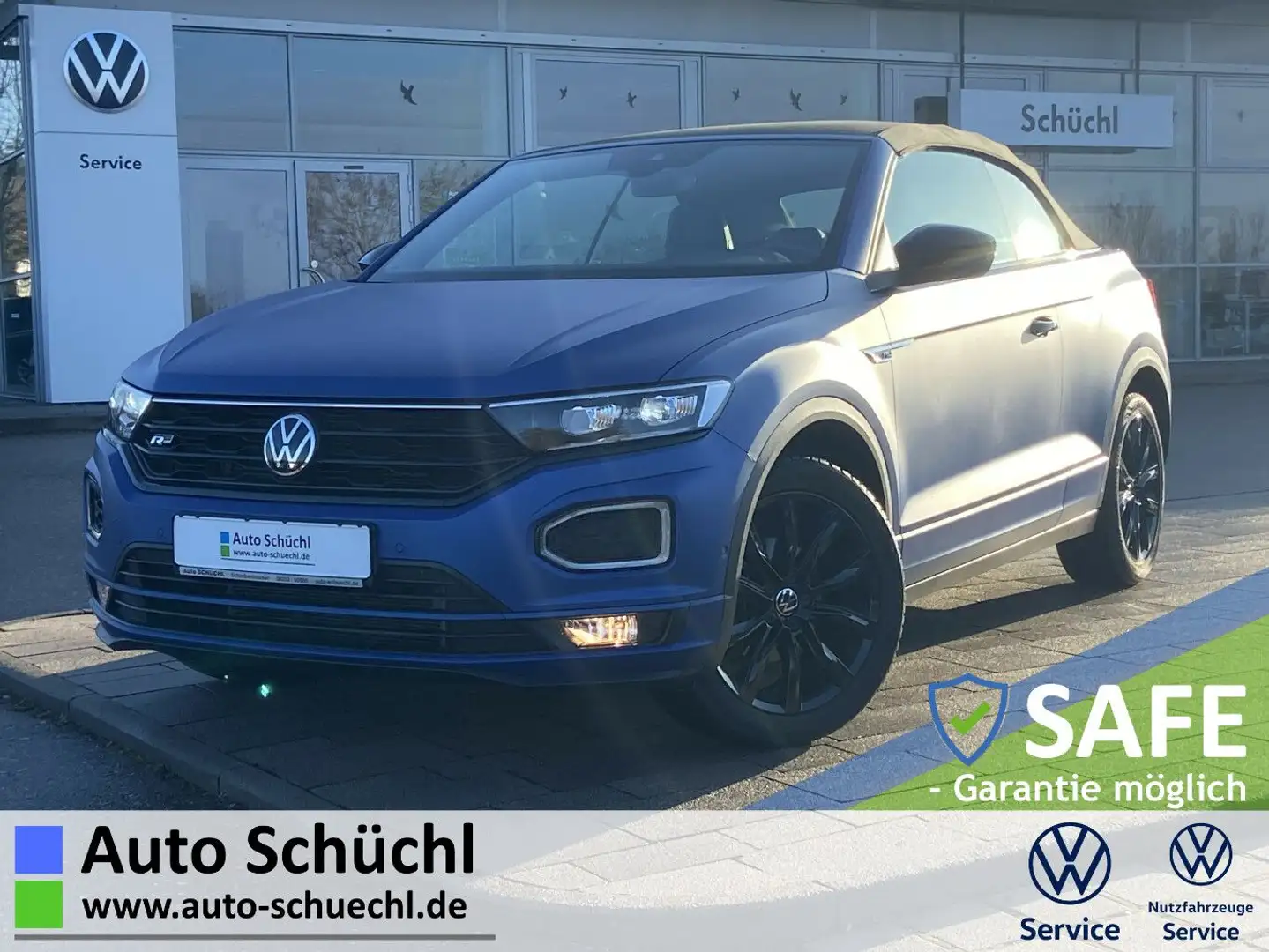 Volkswagen T-Roc CABRIO 1.5 TSI DSG R-LINE EDITION-BLUE GAR Blau - 1