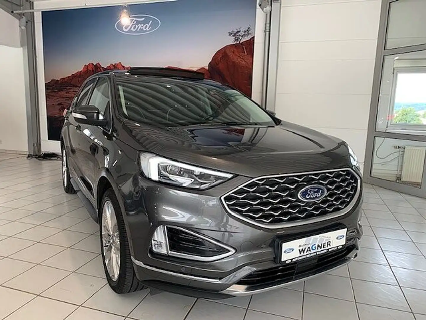 Ford Edge 2.0 EcoBlue  4x4 Aut. VIGNALE/PANO-D/ACC/AHK Szürke - 1