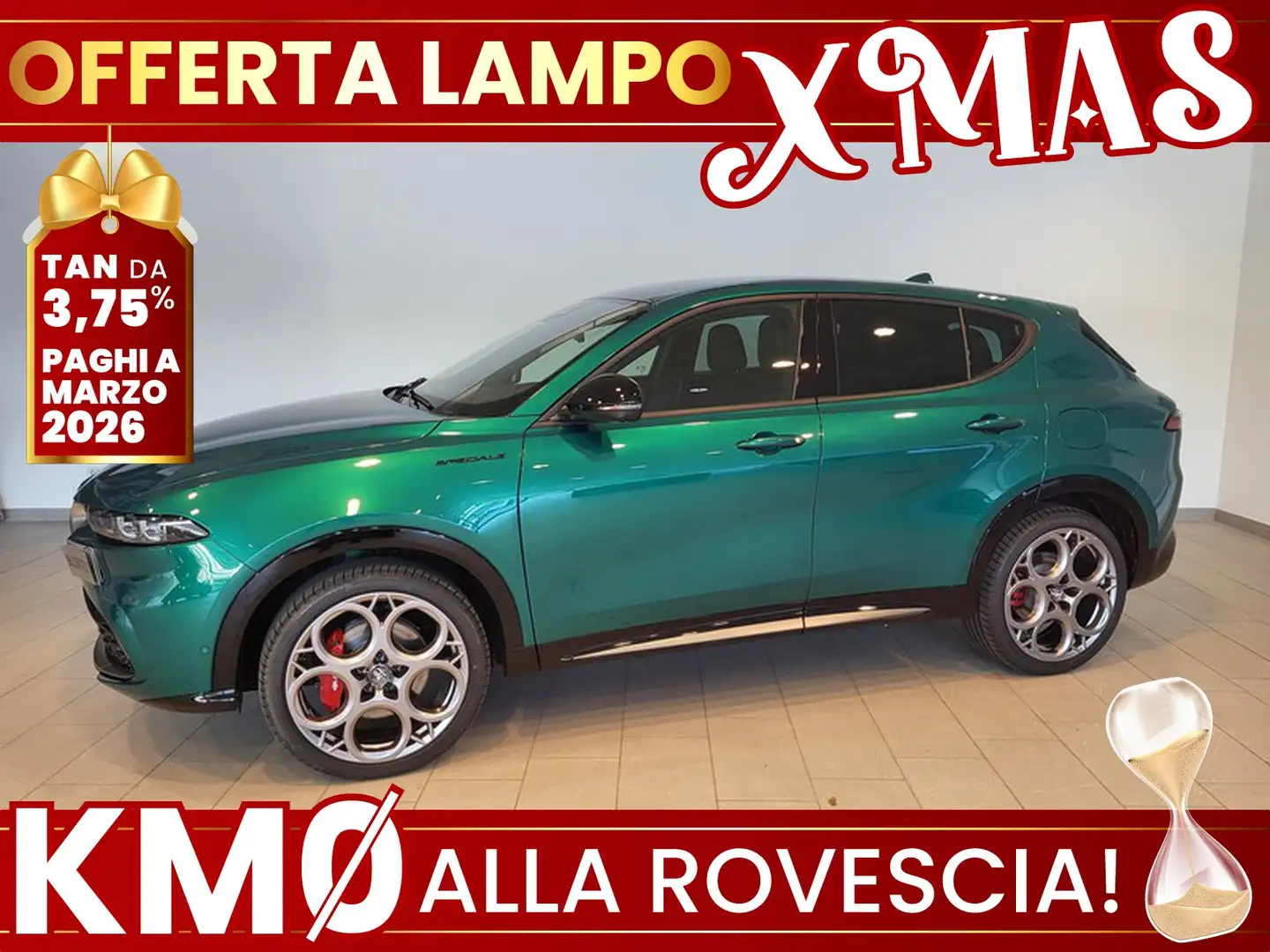 Alfa Romeo Tonale 1.3 phev speciale q4 280cv at6 Grün - 1