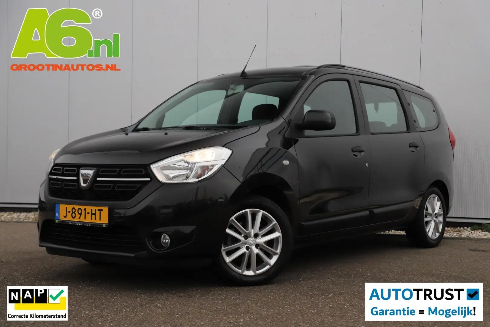 Dacia Lodgy 1.3 TCe Comfort 7p. Airco Navigatie Carplay Achter Zwart - 1