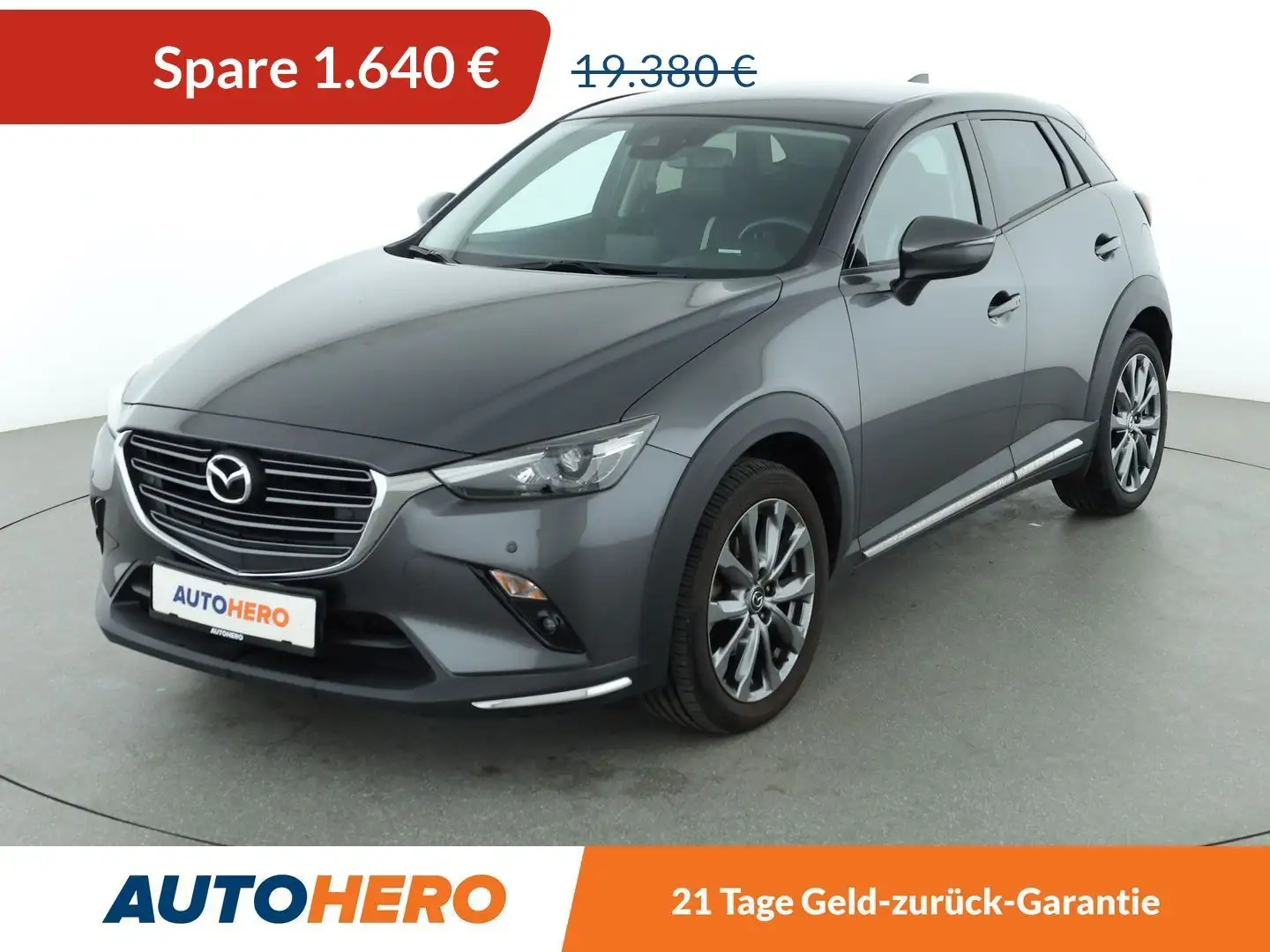 Mazda CX-3 2.0 Skyactiv-G Edition 100*NAVI*HUD*LED*TEMPO* Gris - 1