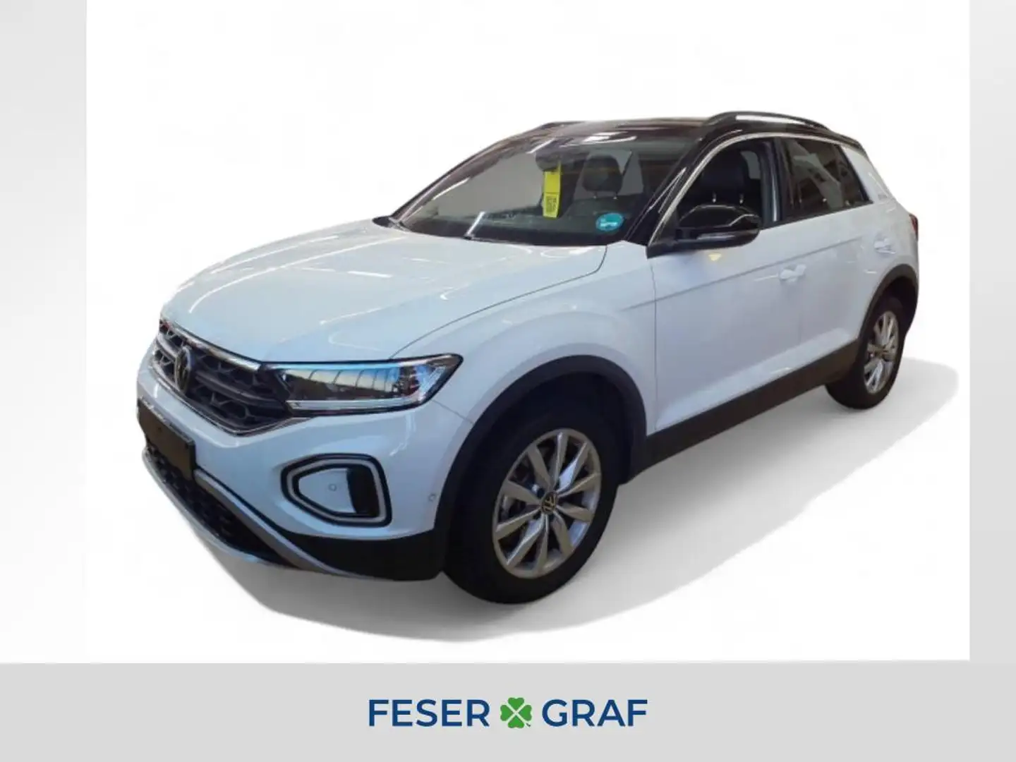 Volkswagen T-Roc 2.0 TDI Goal DSG/LED/Rear View/Sitzhzg./Navi Weiß - 1