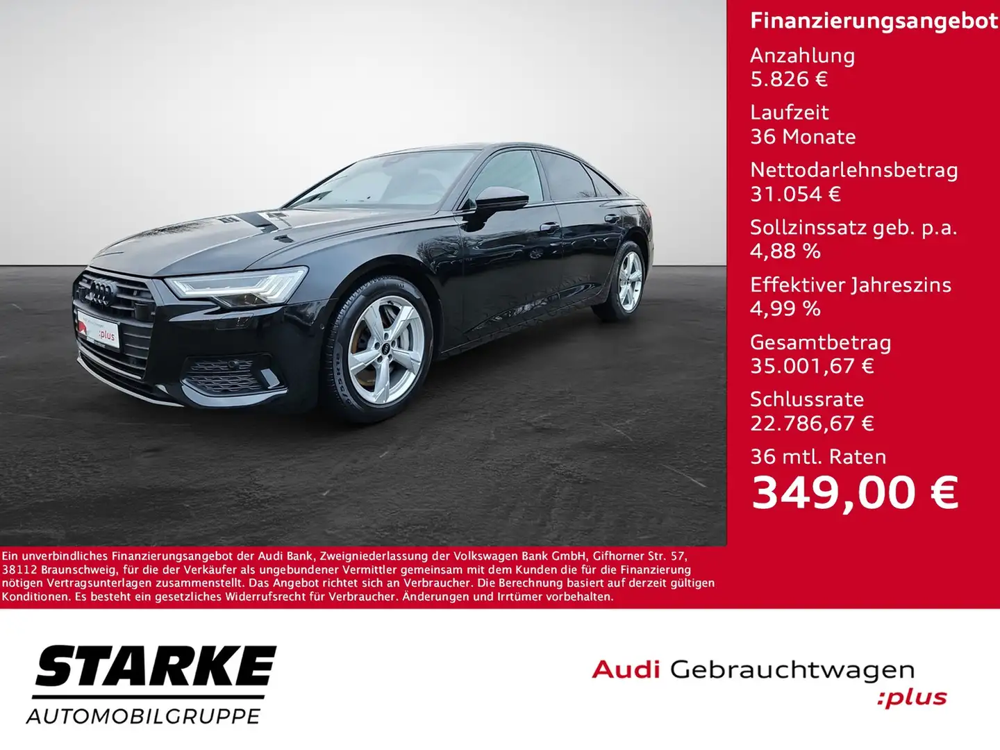 Audi A6 Limousine 50 TFSI e S tronic quattro Sport Navi... Fekete - 1