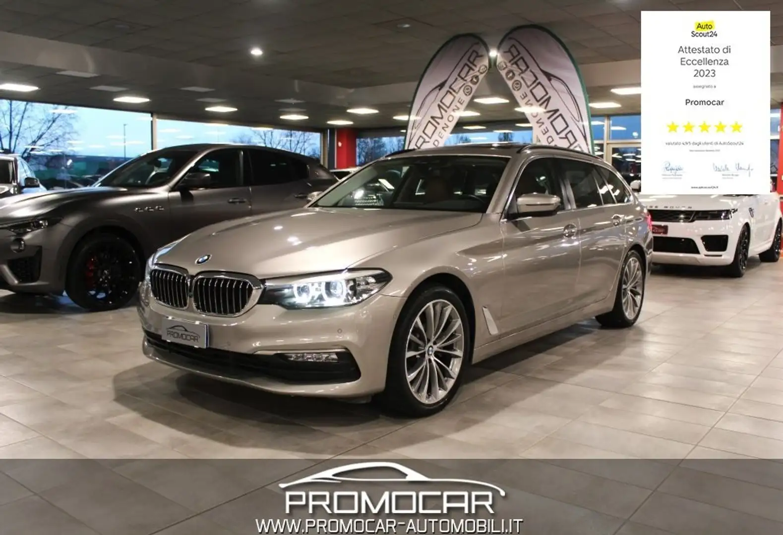 BMW 520 d xDrive TOURING LUXURY *SERVICE BMW*UNIPROP*TETTO Grijs - 1