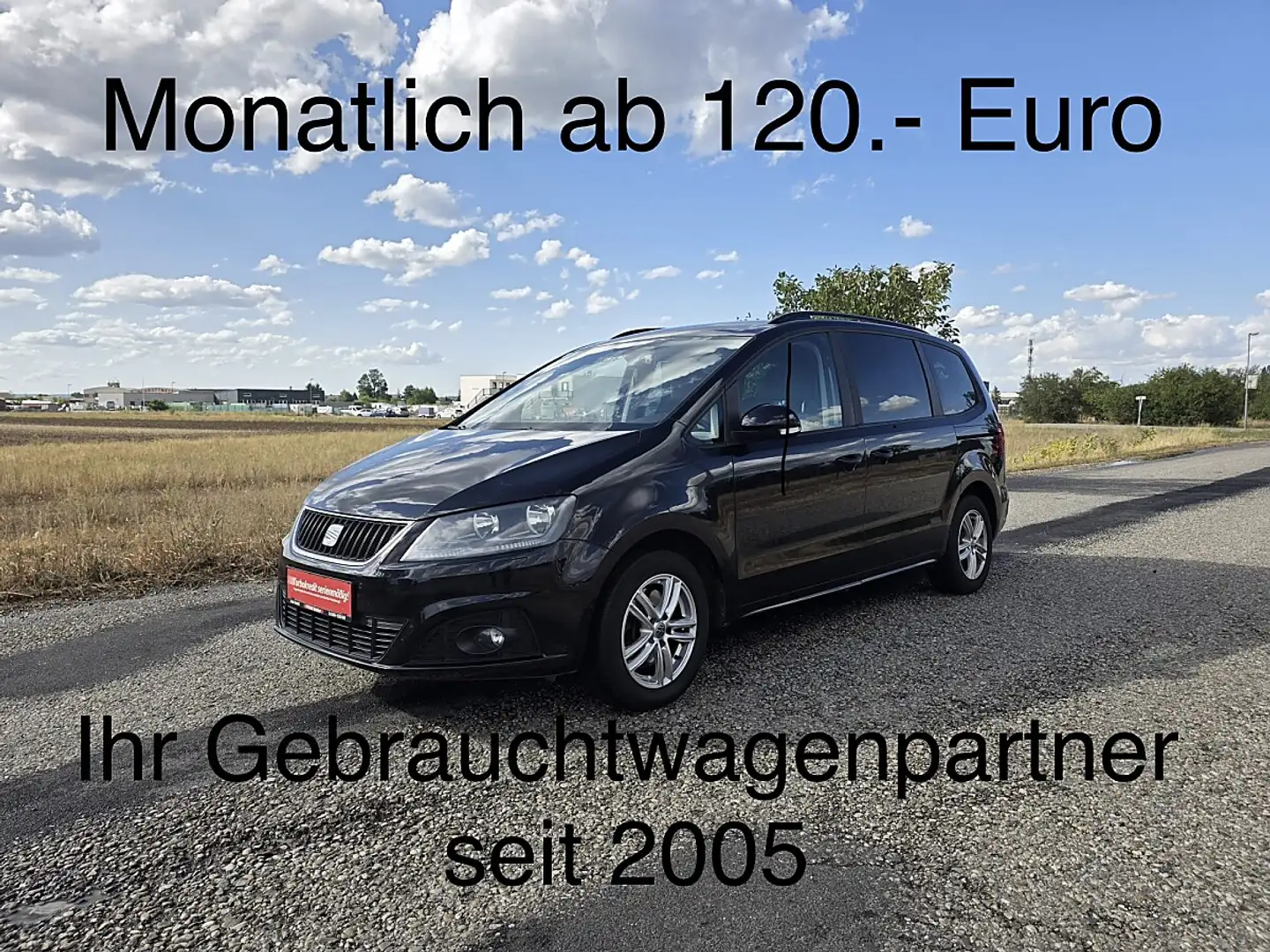 SEAT Alhambra Reference 2,0 TDI CR DPF DSG **7 Sitze** Schwarz - 1