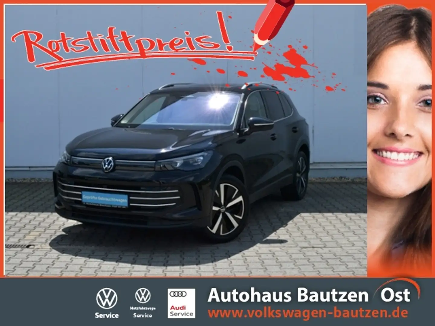 Volkswagen Tiguan 2.0 TDI DSG Elegance UPE: 65.801€/AHK/PANO/STAND- Schwarz - 1