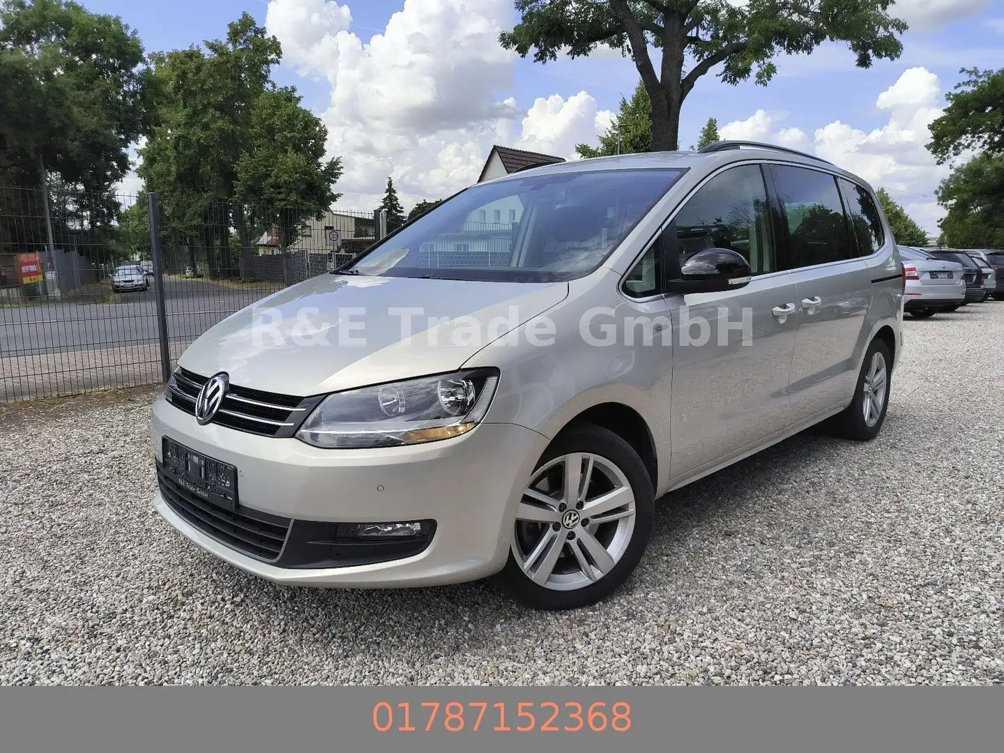 Volkswagen Sharan Match 2.Hd. Scheckheft Steuerkette NEU Gold - 2
