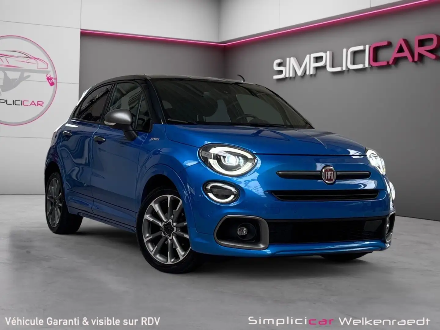 Fiat 500X 500X 1.0i /ACC /CAMÉRA /PACK SPORT/GARANTIE 12M Bleu - 1