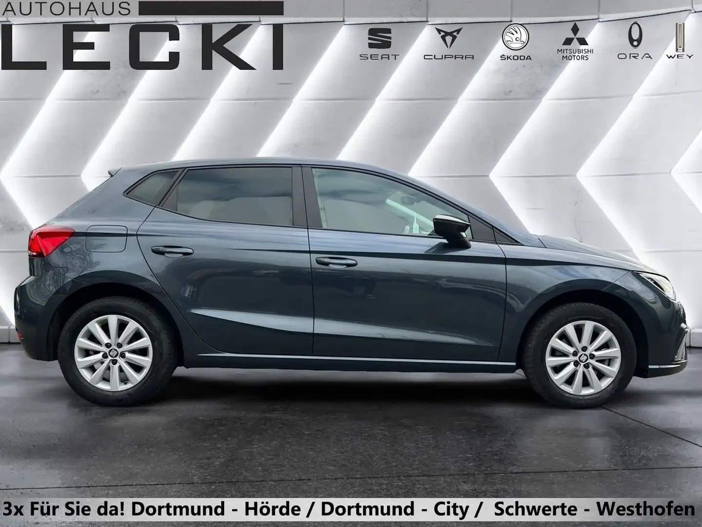 SEAT Ibiza Style 1.0 TSi 81KW DSG *NAVI*KAMERA*SHZ*PDC*4SEAS* Grijs - 2
