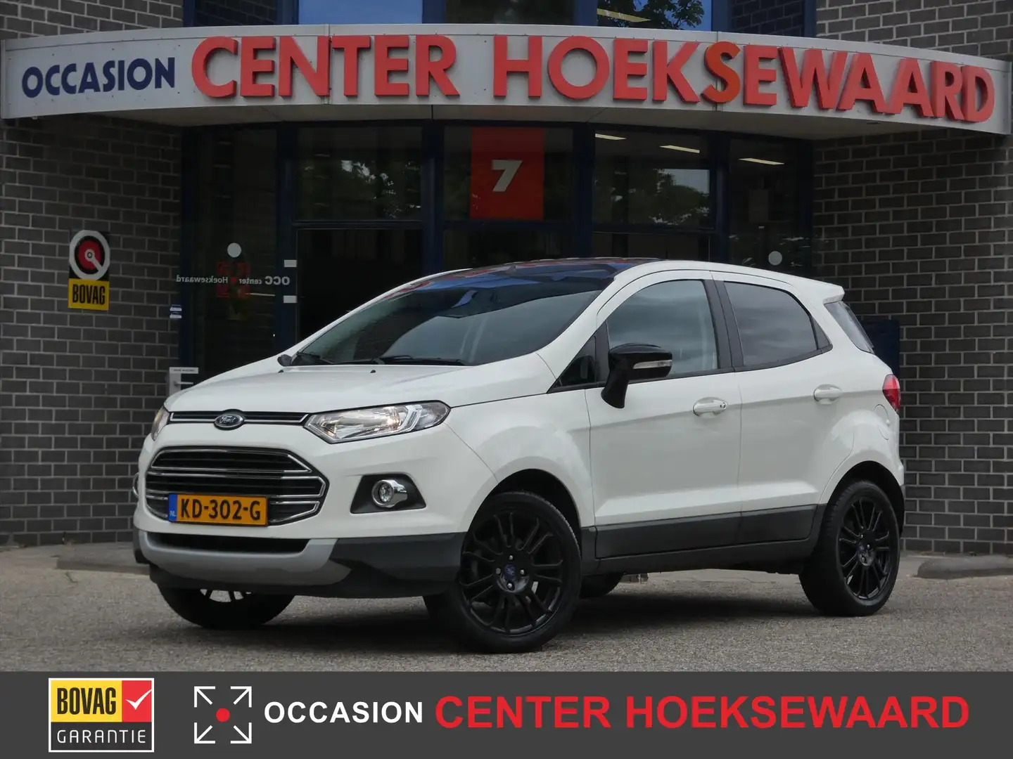 Ford EcoSport 1.0 EcoBoost 125pk Titanium White/Black Edition | Wit - 1