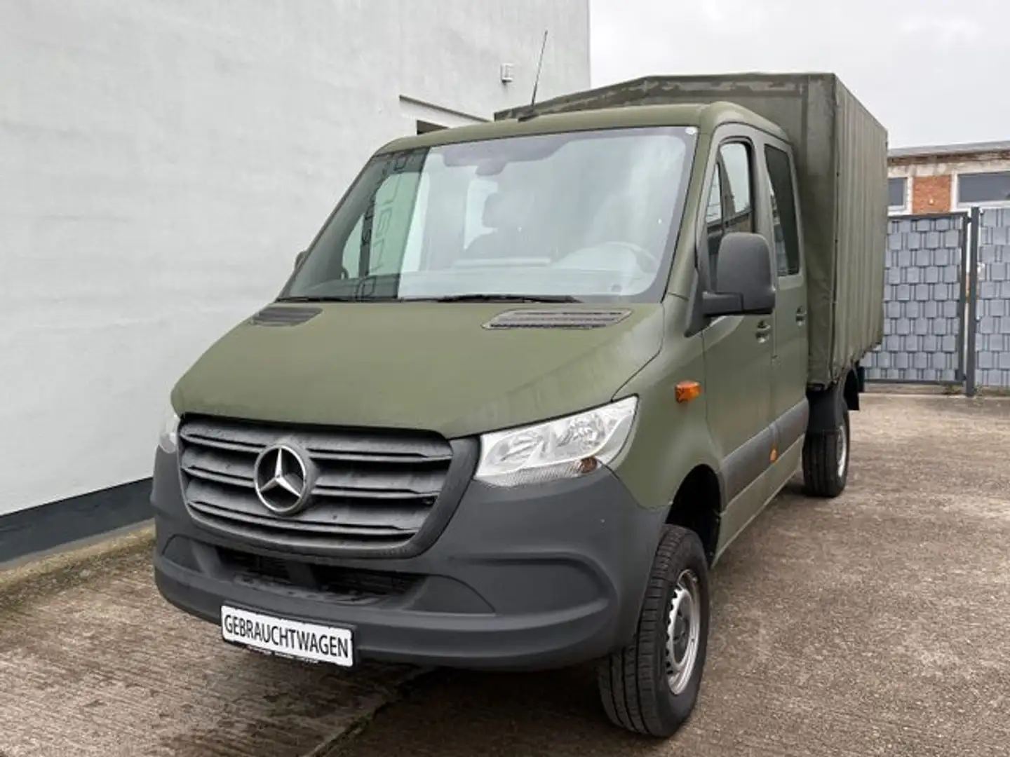 Mercedes-Benz Sprinter III Pritsche DoKa AWD 314 CDI 4x4 Grün - 2