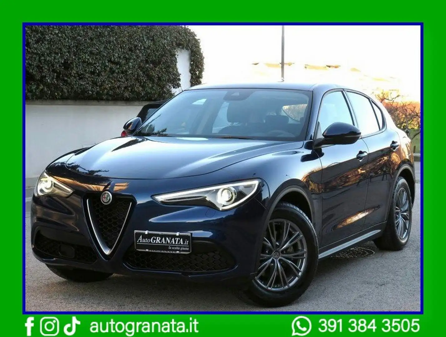 Alfa Romeo Stelvio 2.2 Mtj BUSINESS AT8 RWD 160cv Blu/Azzurro - 1