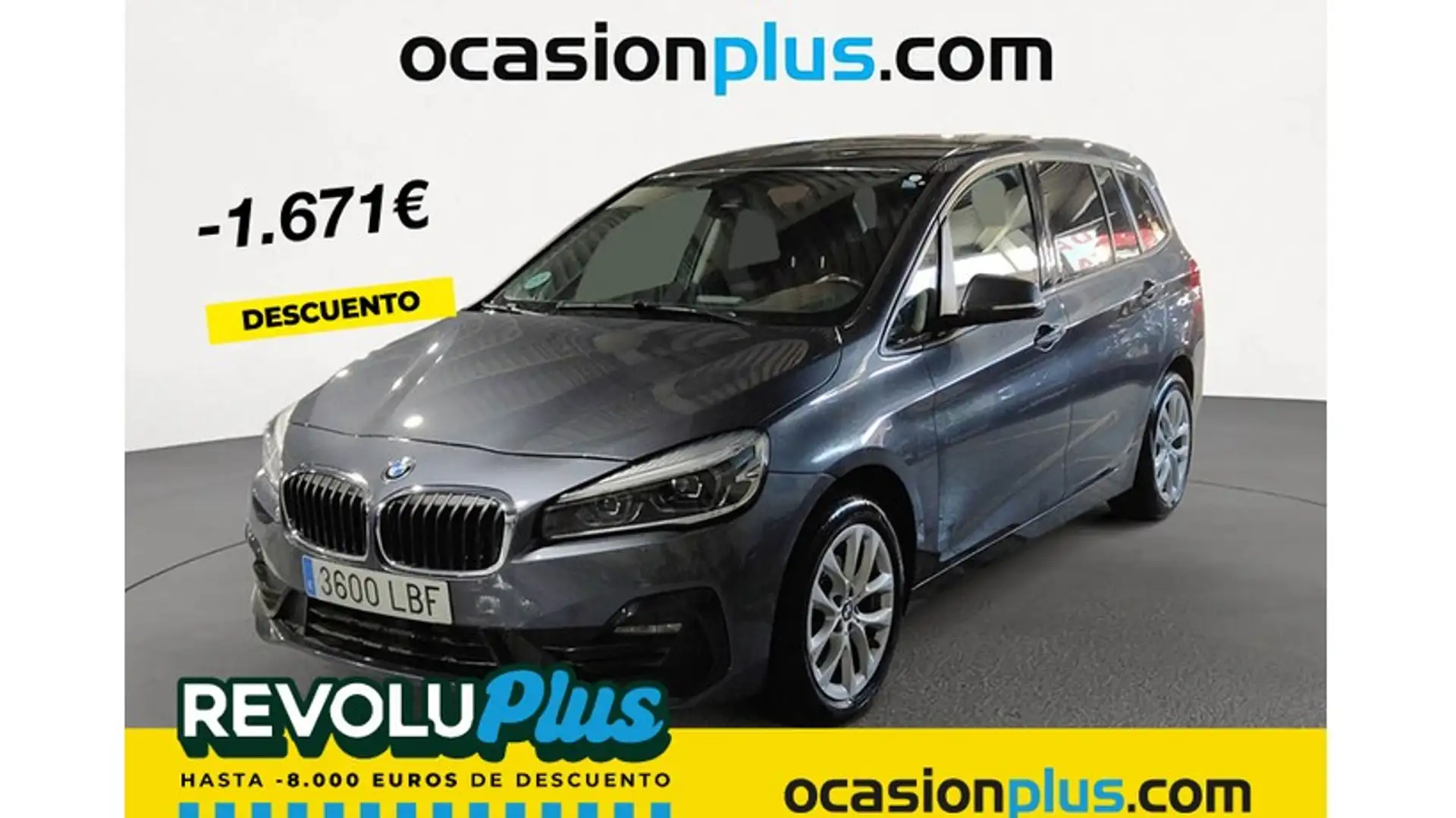BMW 218 218d Gran Tourer Business Gris - 1