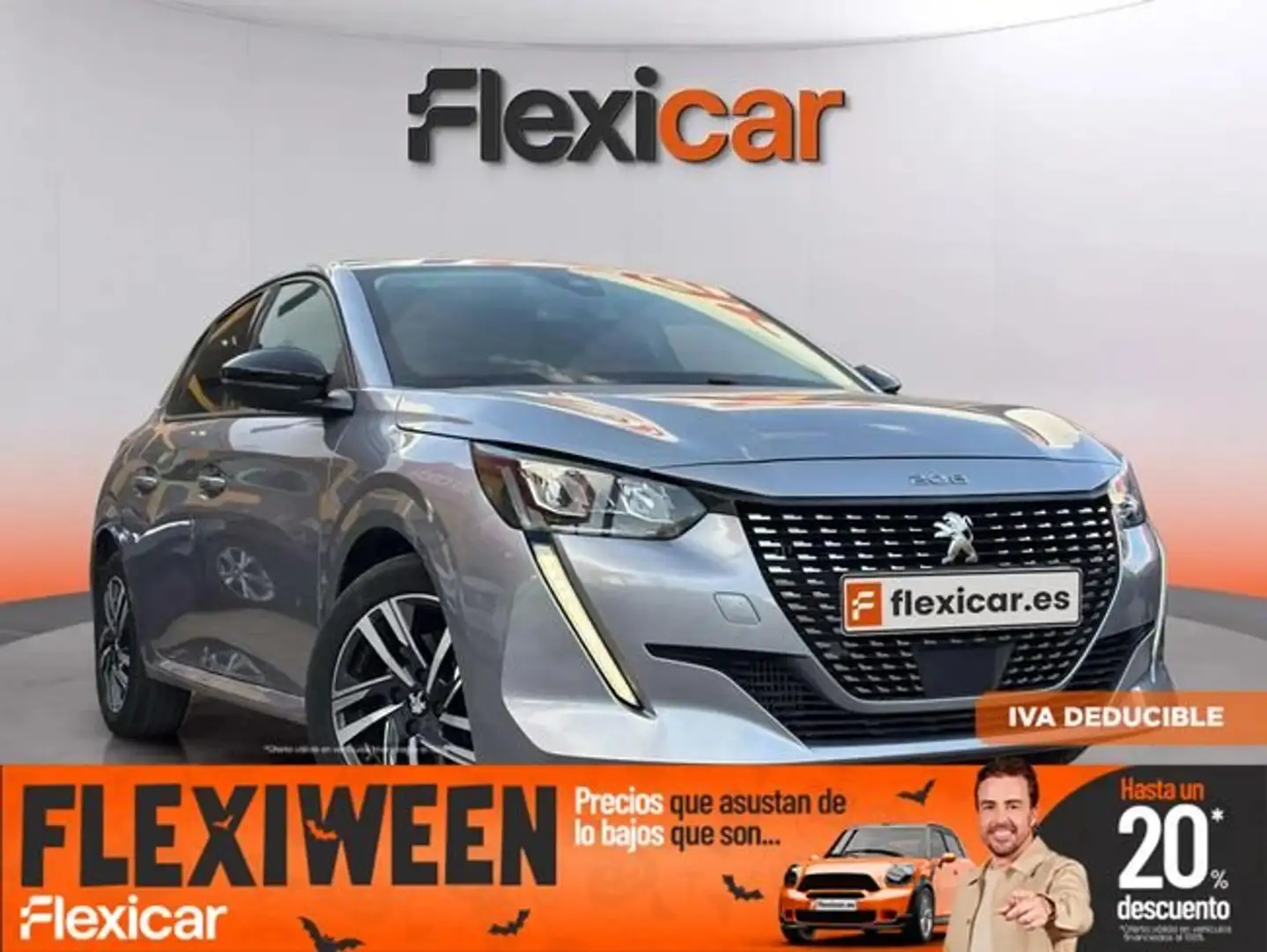 Peugeot 208 1.2 Puretech S&S Allure Pack EAT8 100 Gris - 1